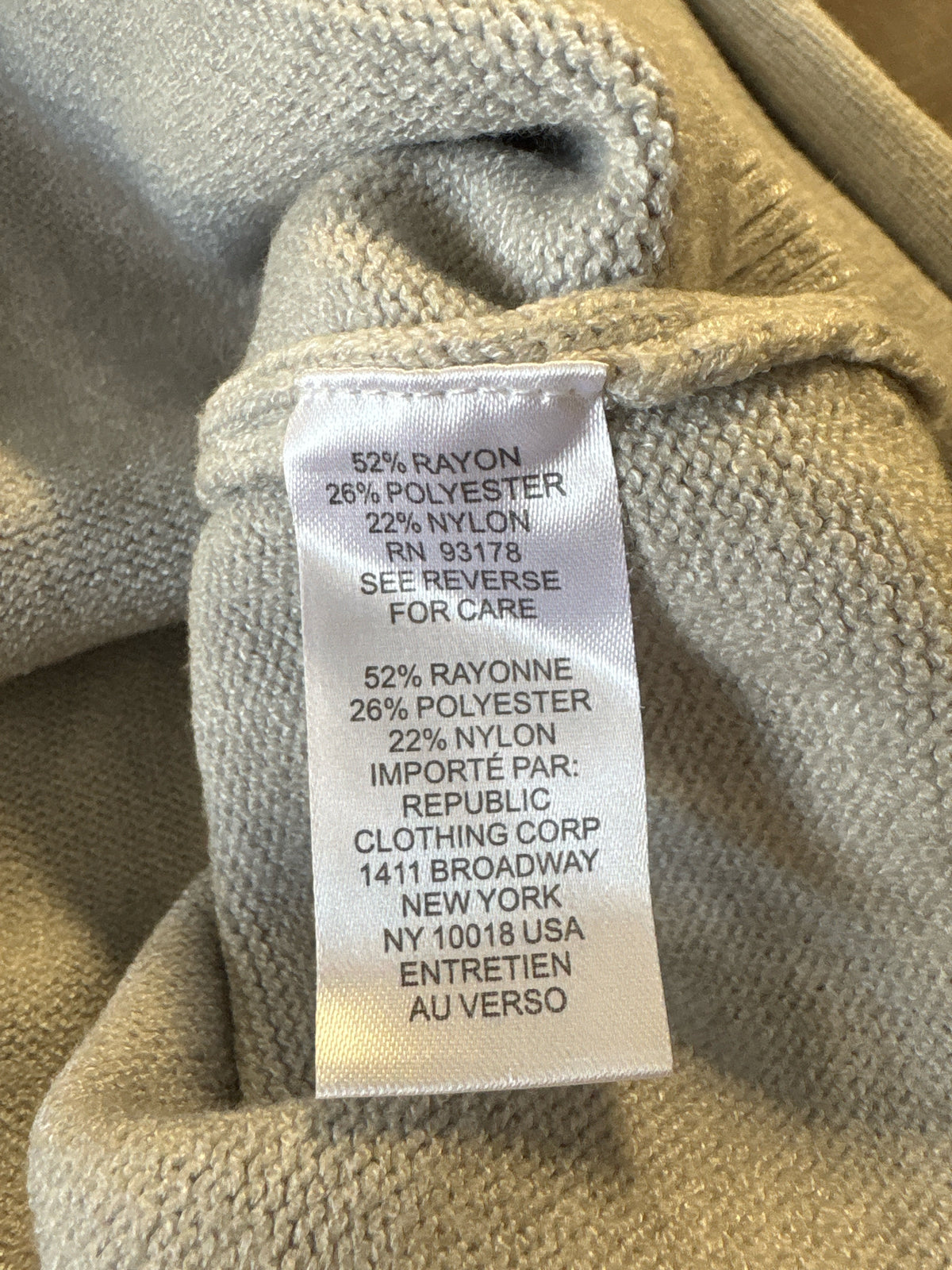 Truth Size XL Gray Sweater