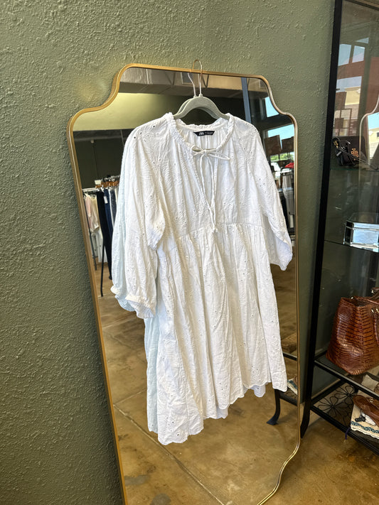 ZARA Size S White Dress