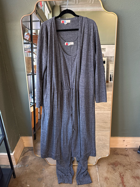 FP Beach Size L Charcoal Two PC Set