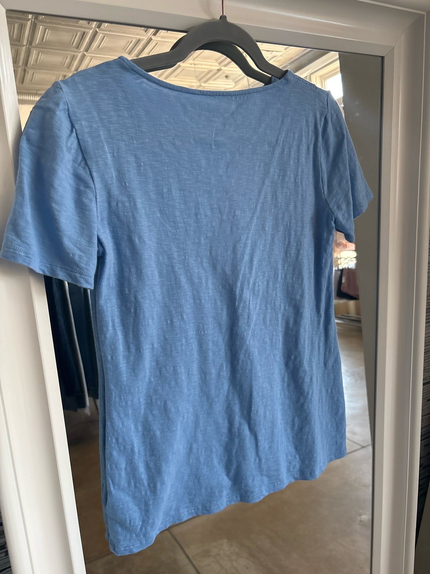 TALBOTS Size XS Blue Top