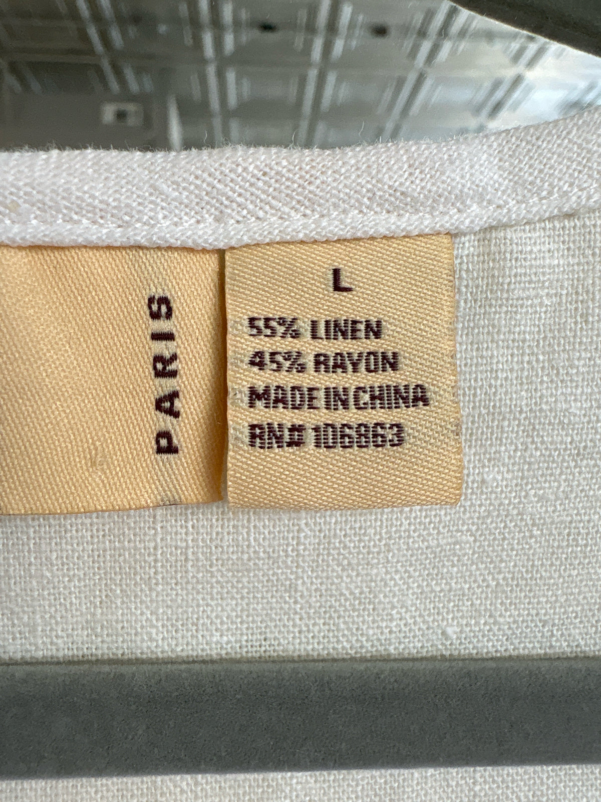 MG originals Size L Cream Top