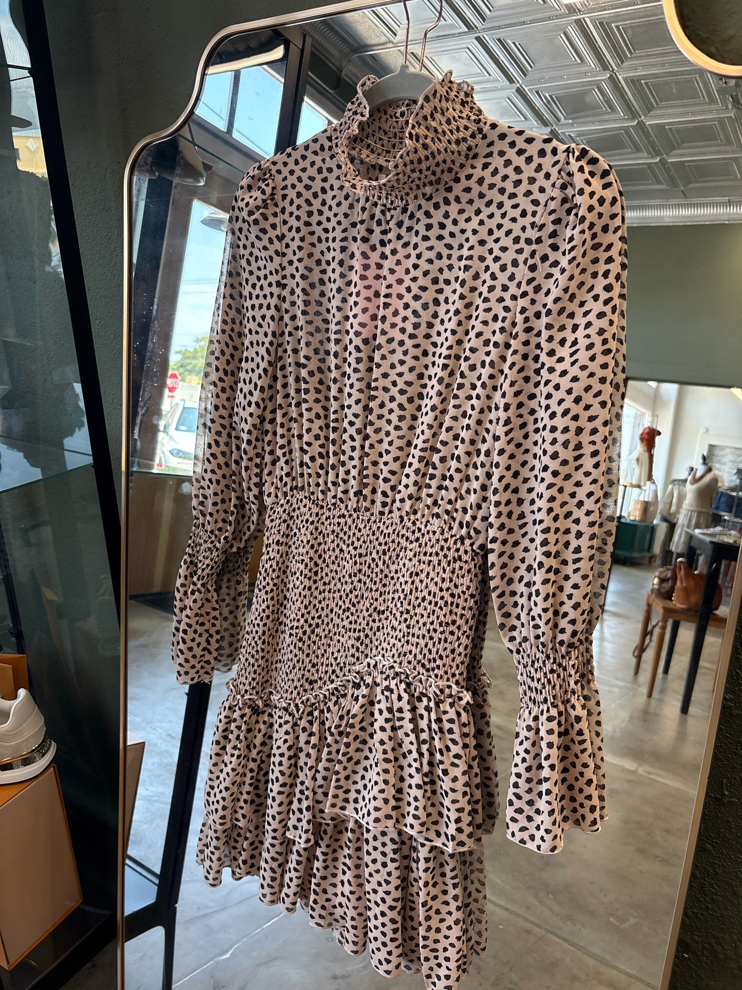 Hello Molly Size XS Leopard Dress