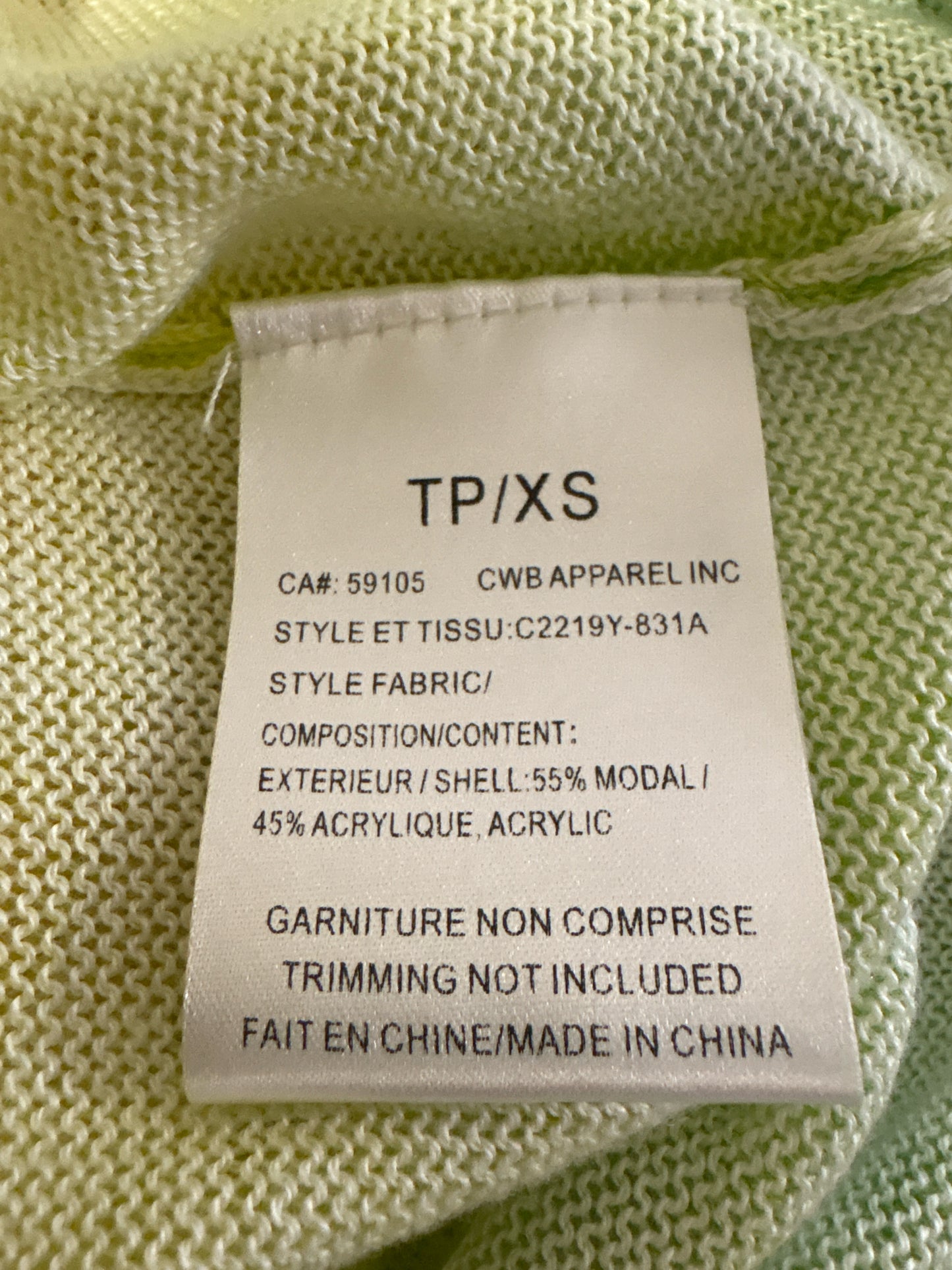 Charlie Size XS multi Heart Sweater