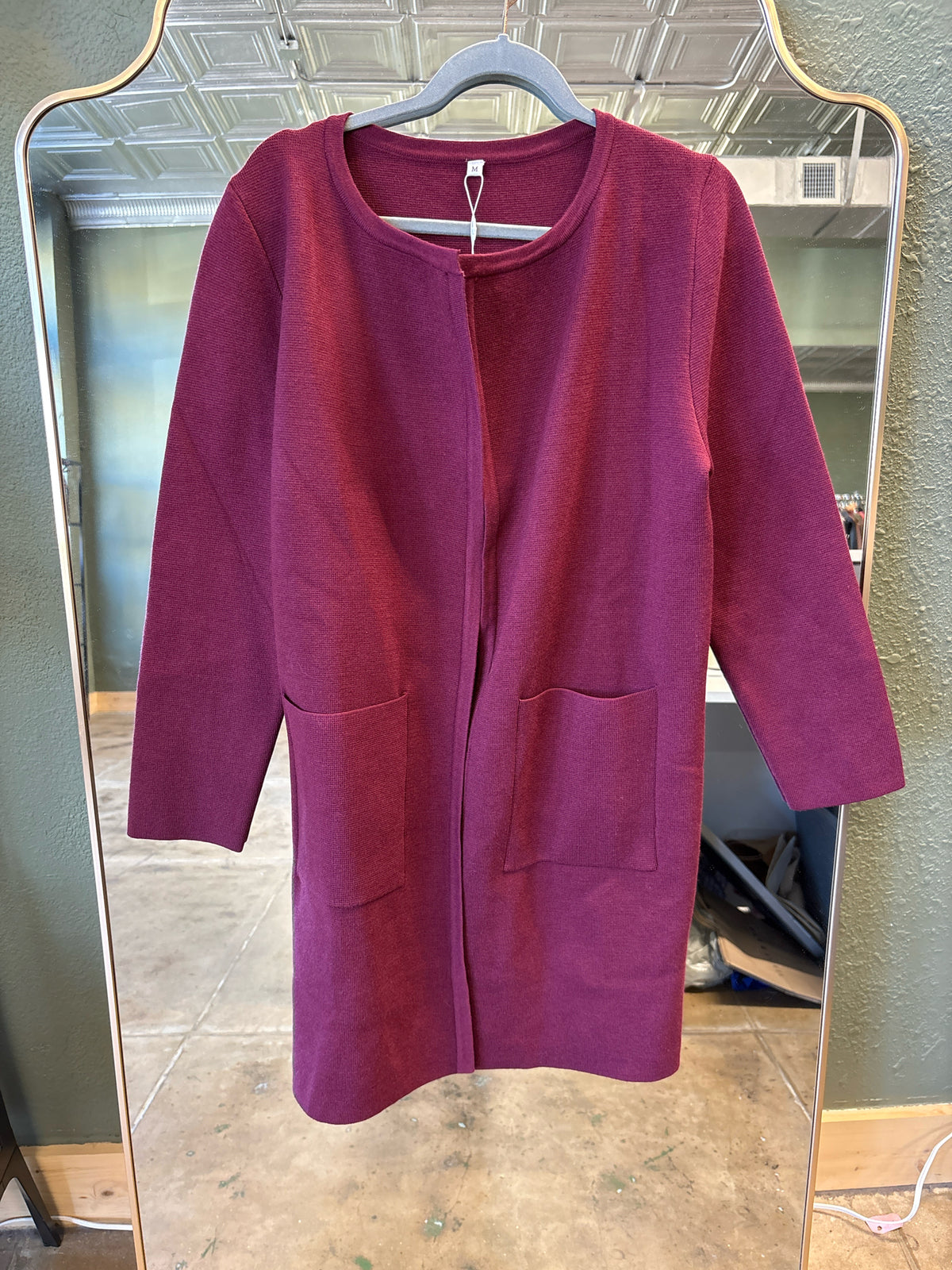 Anrabess Size M burgandy Tunic