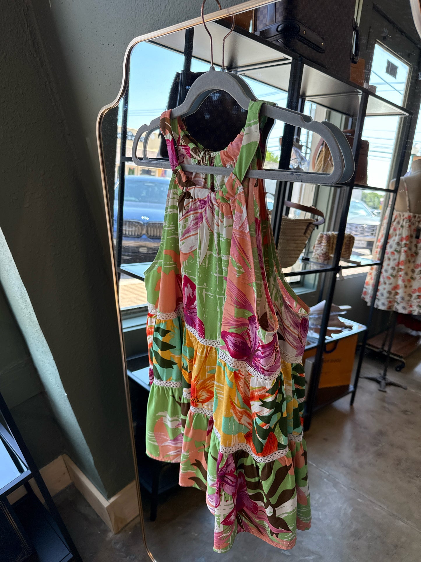 entro Size L Green/multi Top