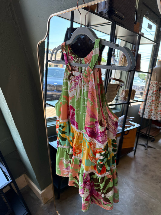 entro Size L Green/multi Top