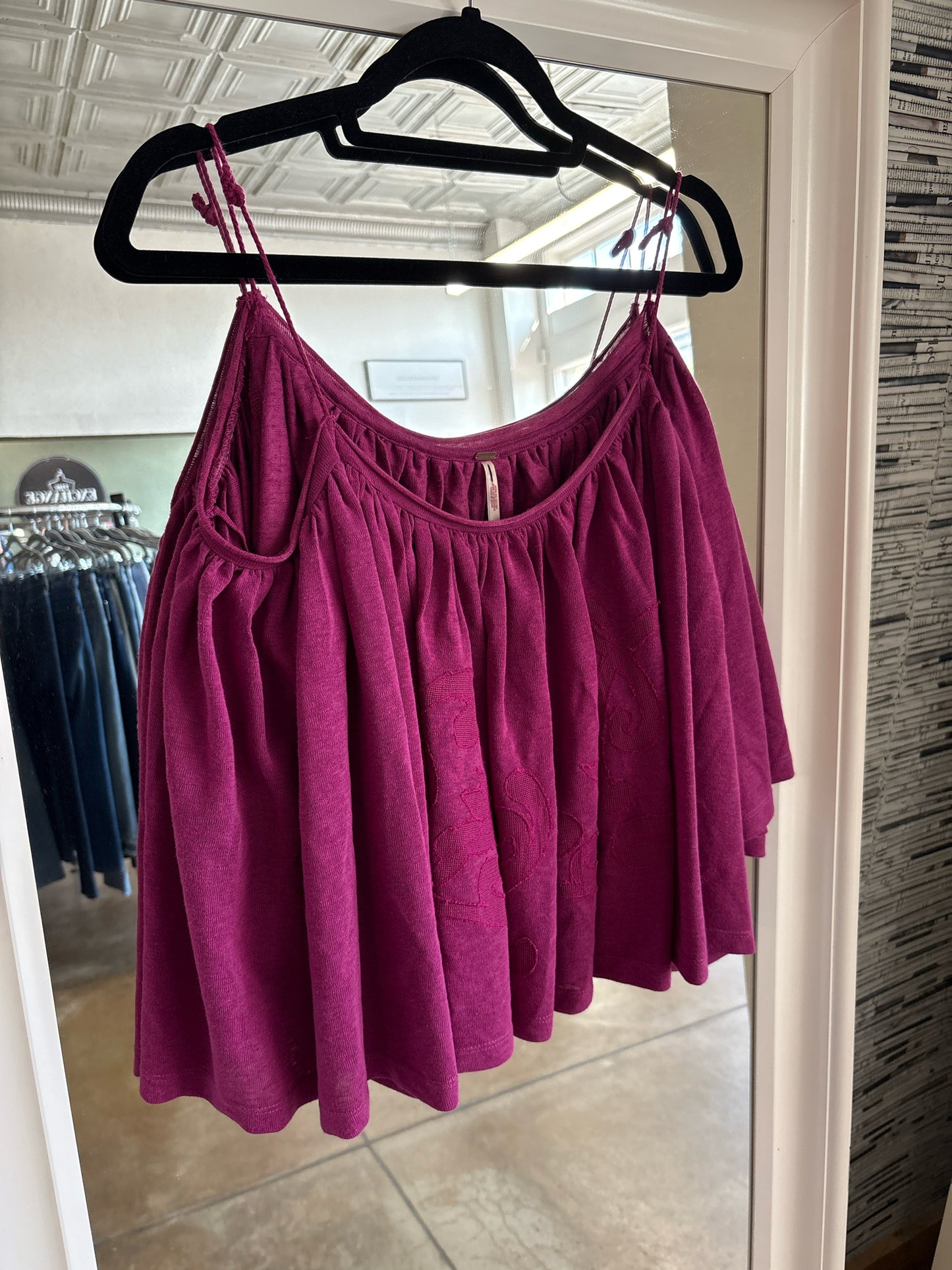 free people Size XS Fuschia Top