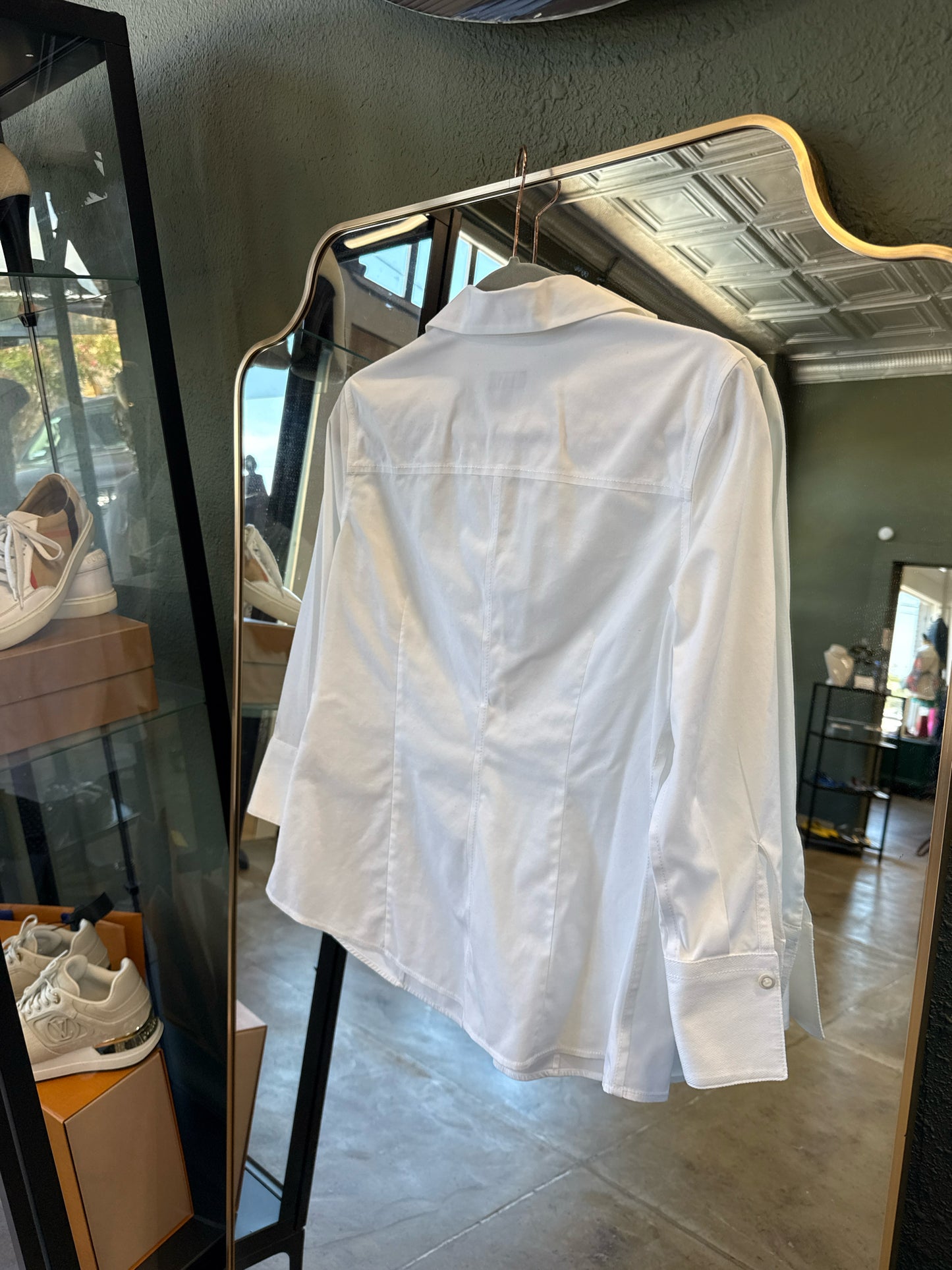 TALBOTS Size 10P White Top