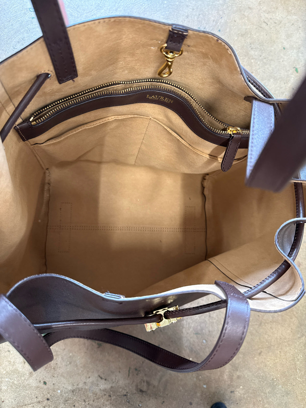 Lauren Ralph Lauren Brown Bag