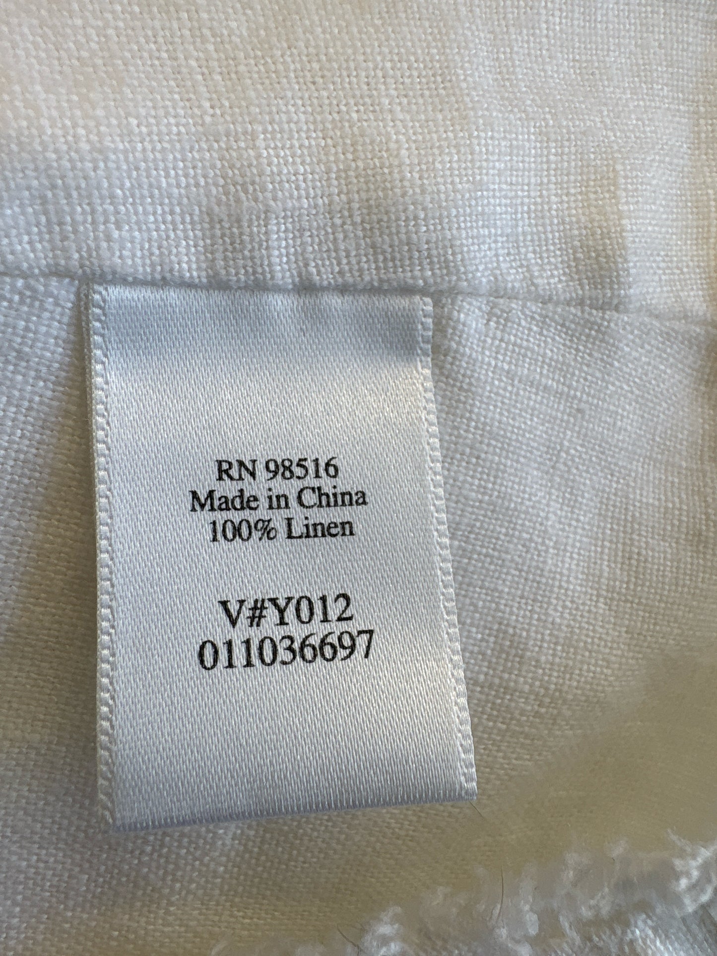 Coldwater Creek Size XL White Coat