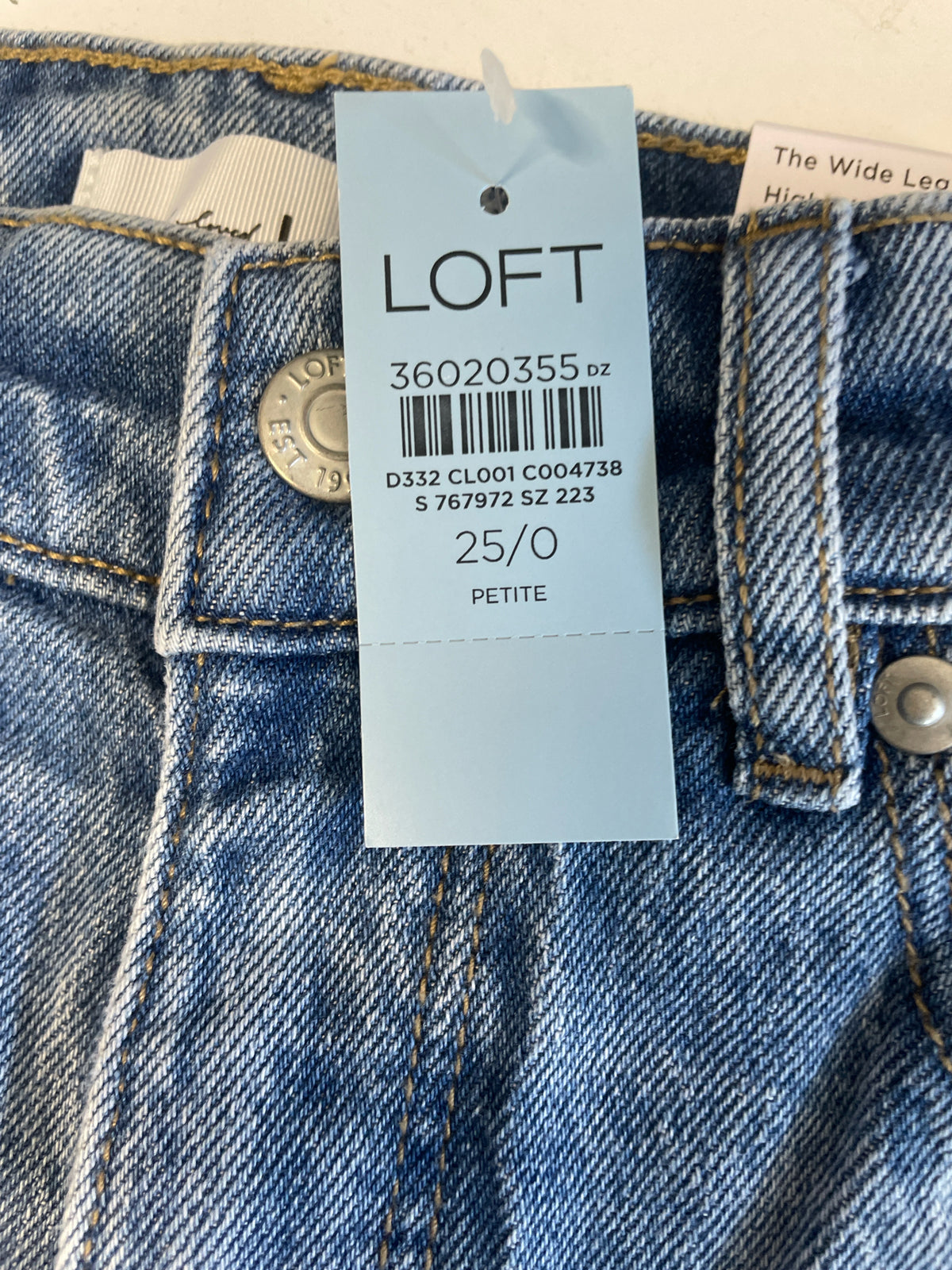 LOFT Size 25 Jeans