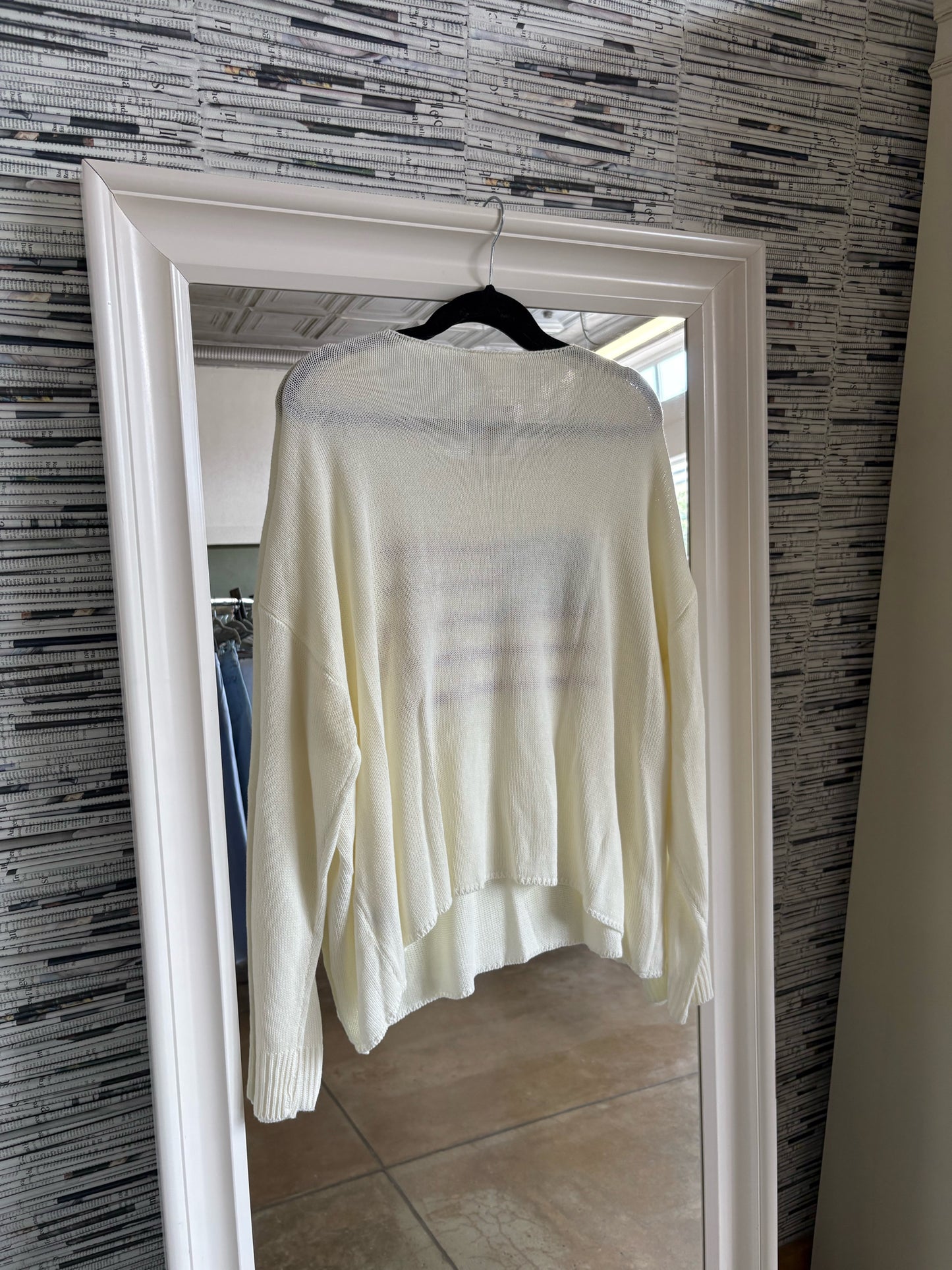 Size L Cream Sweater
