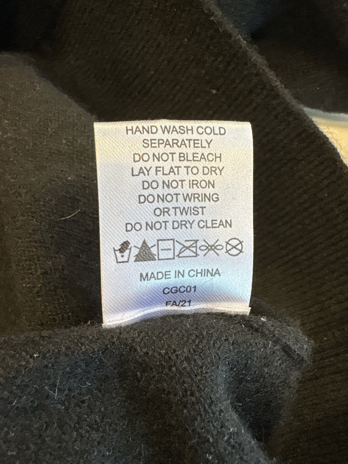 Quince Size S Black Sweater