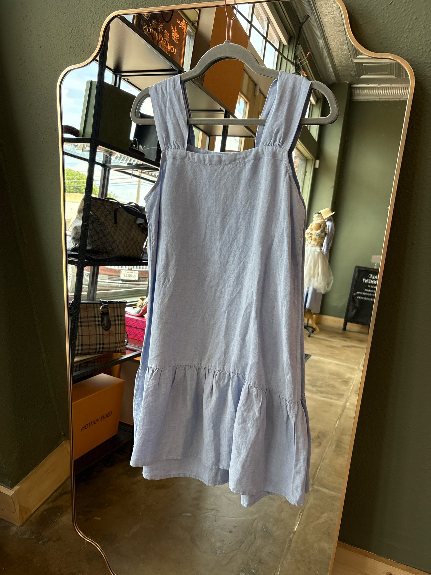 LOFT Size S Blue Dress