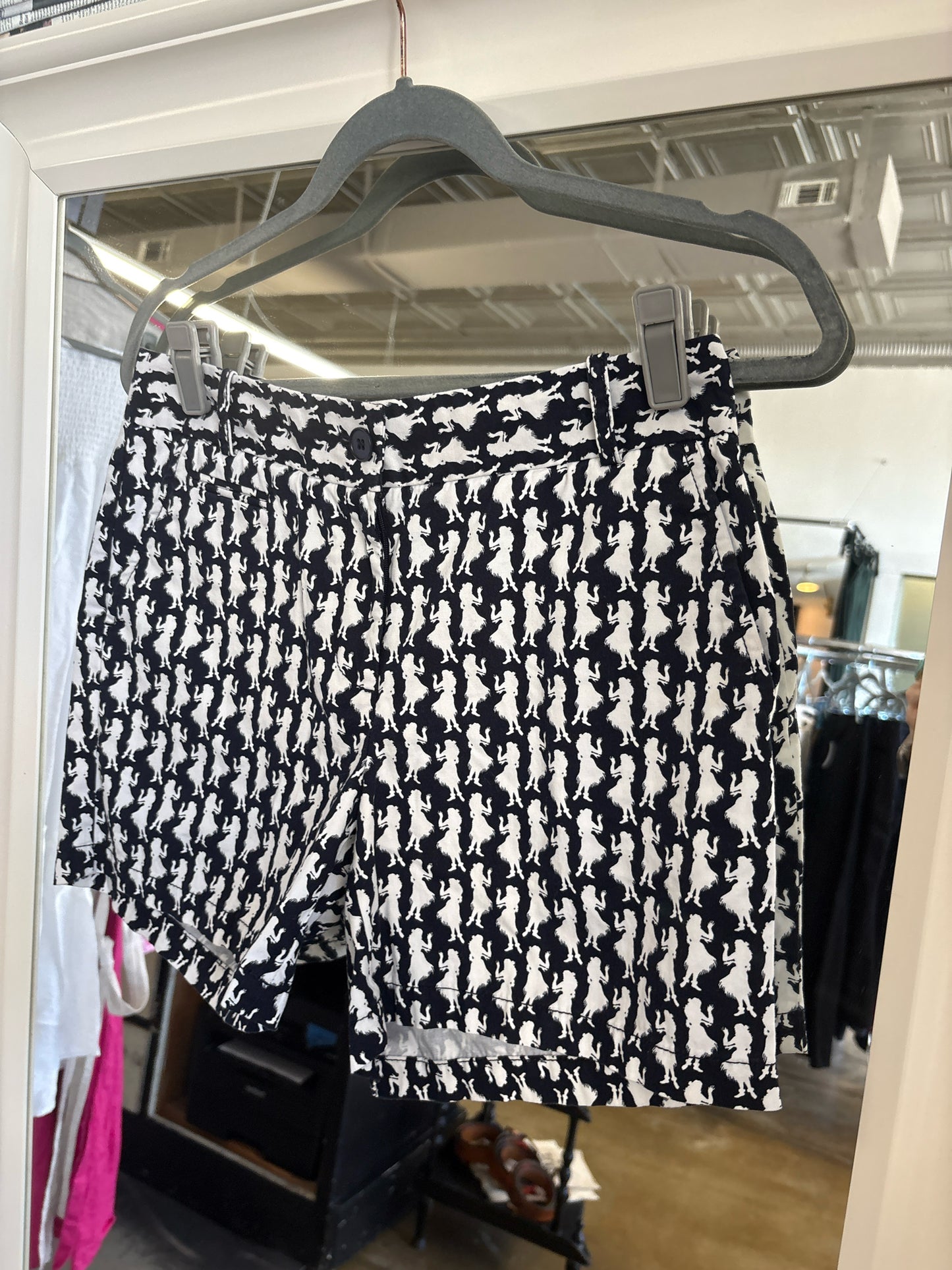 TALBOTS Size 2 blue and white Shorts