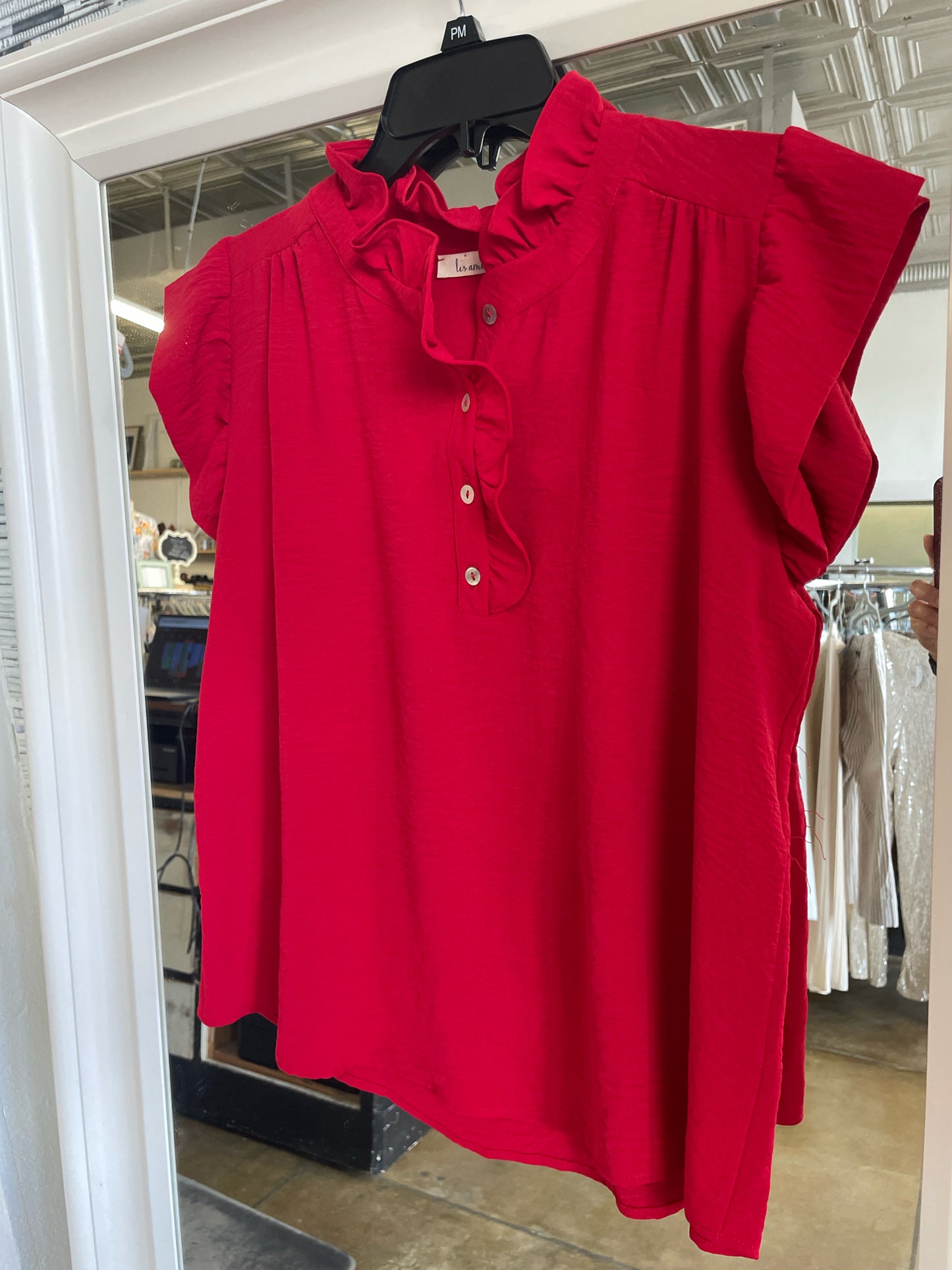 Les Amis Size S Red Top