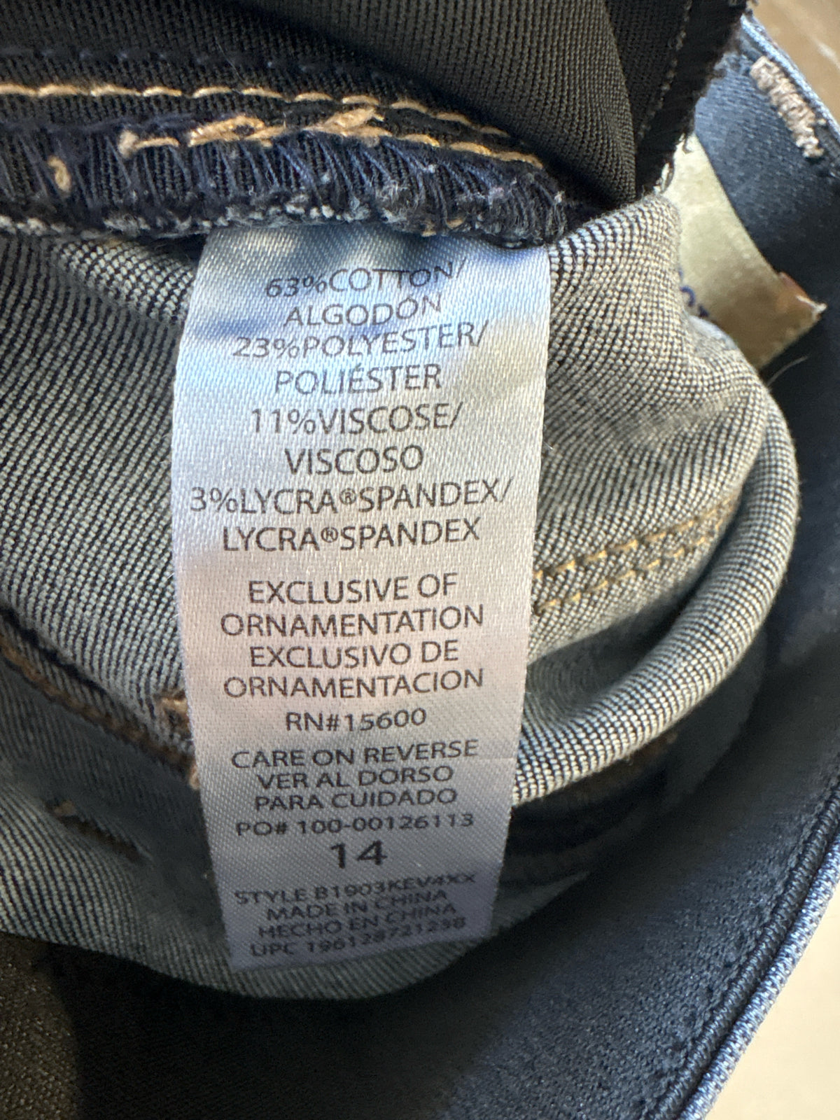 Democracy Size 14 Jeans