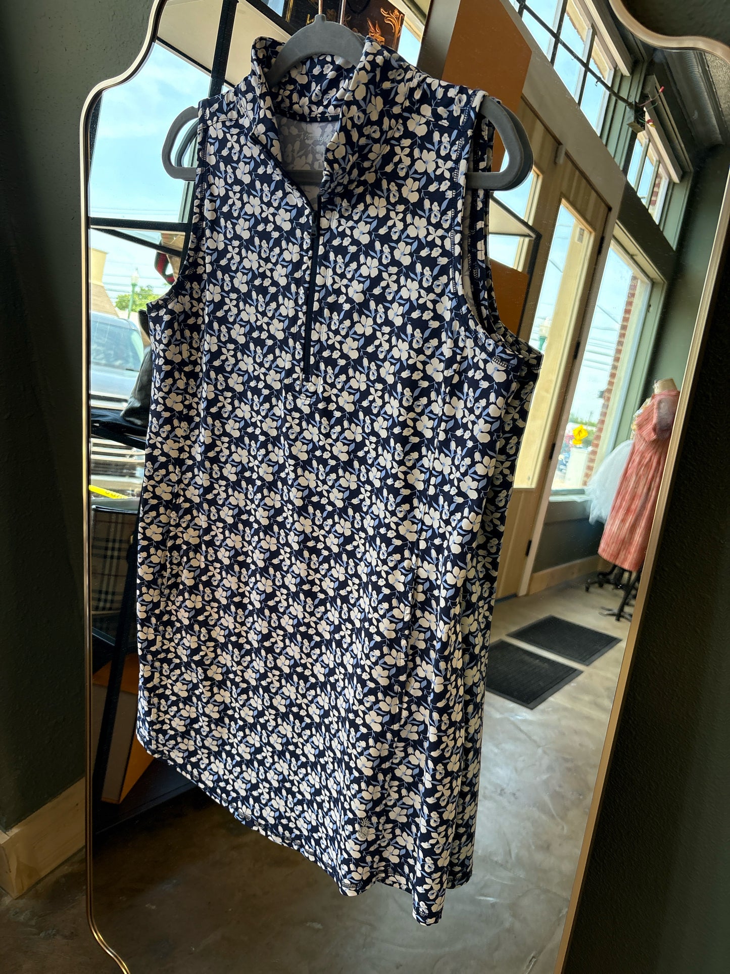 Tommy Bahama Size M blue and white Dress