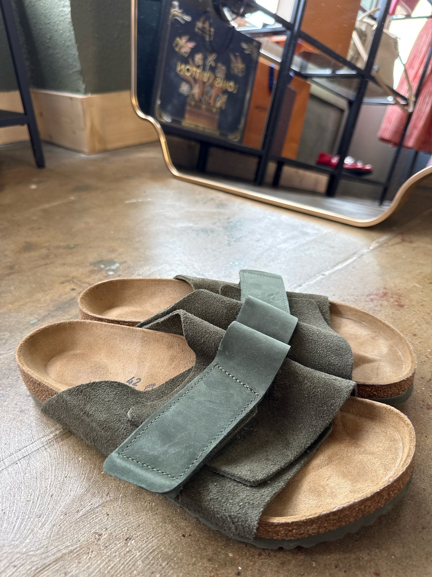 Birkenstock Shoe Size 42 Green Sandals