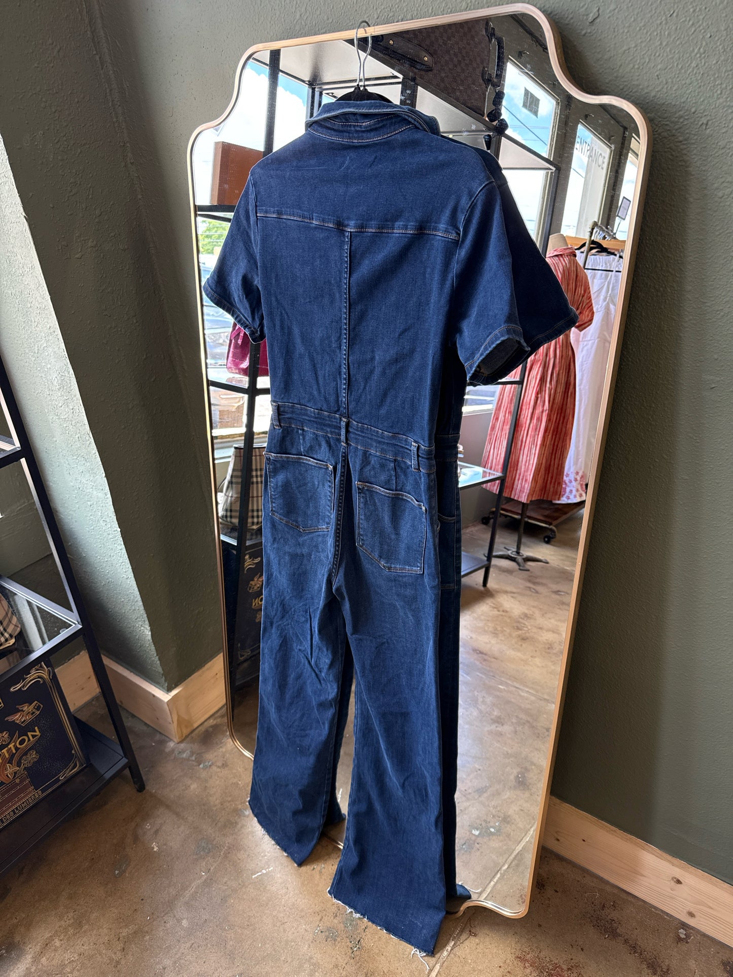 FRAME Size S Denim Romper