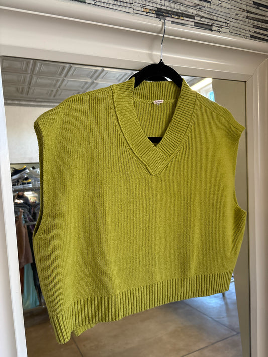 free people Neon Green Vest