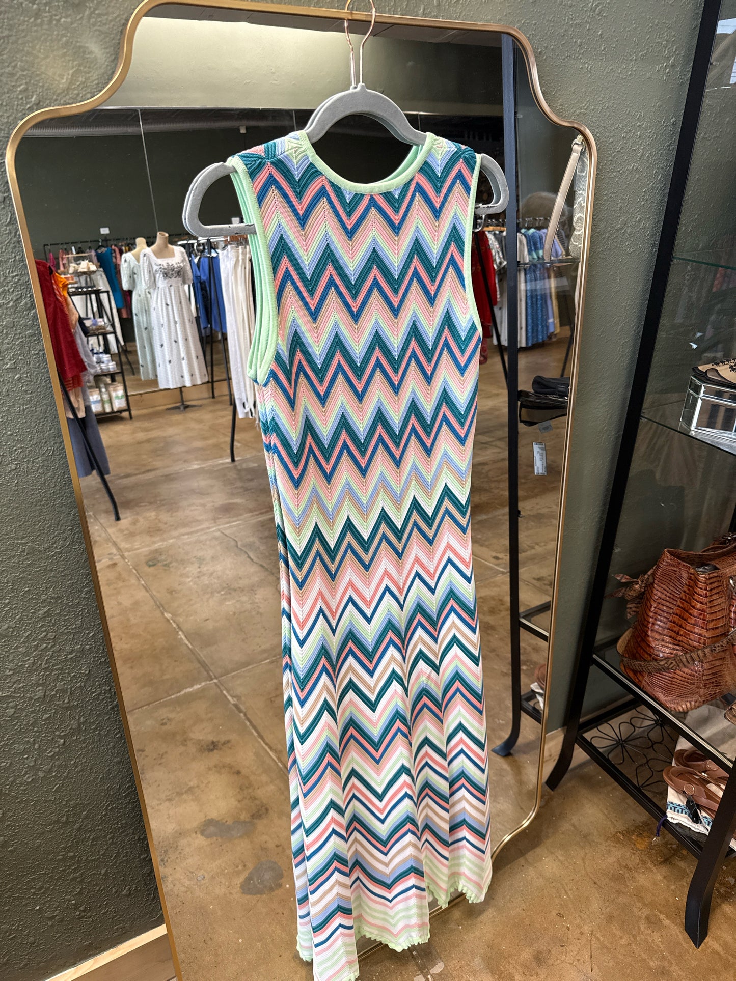 Shoshanna Size S Green/multi Dress
