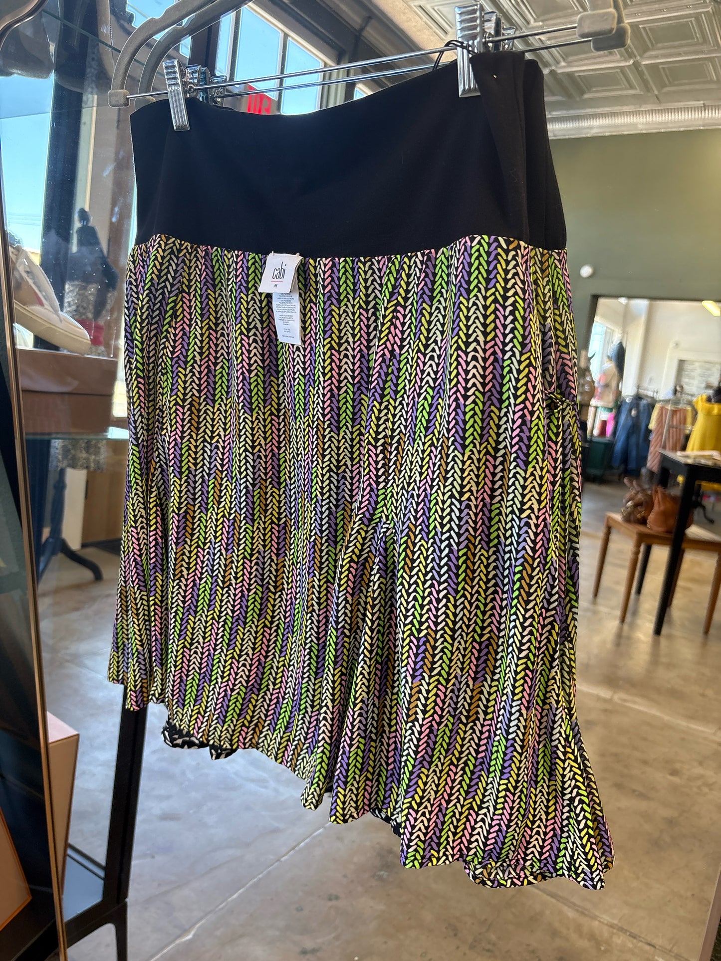 Cabi Size M black multi Two Piece Set