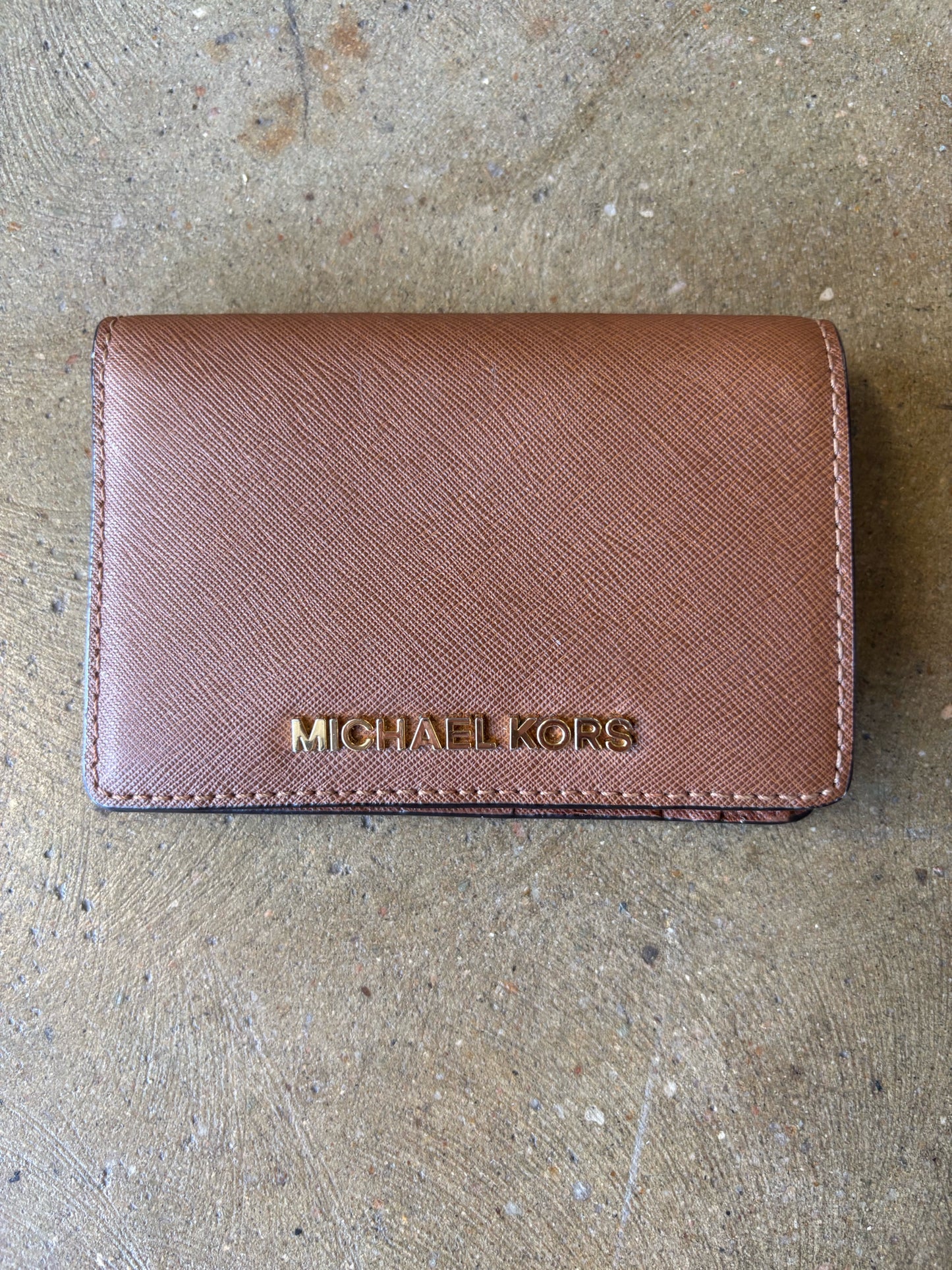 MICHAEL KORS Brown Wallet/Wristlet
