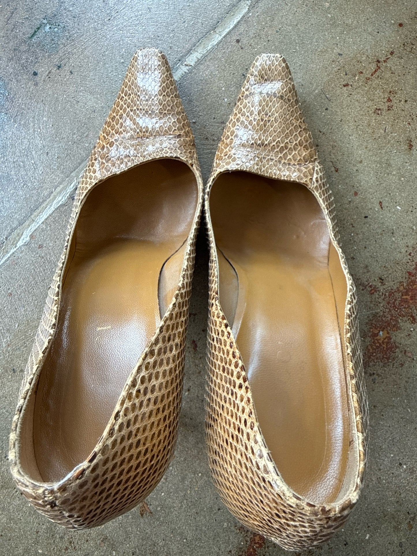 Gucci Shoe Size 39.5 Tan Heels