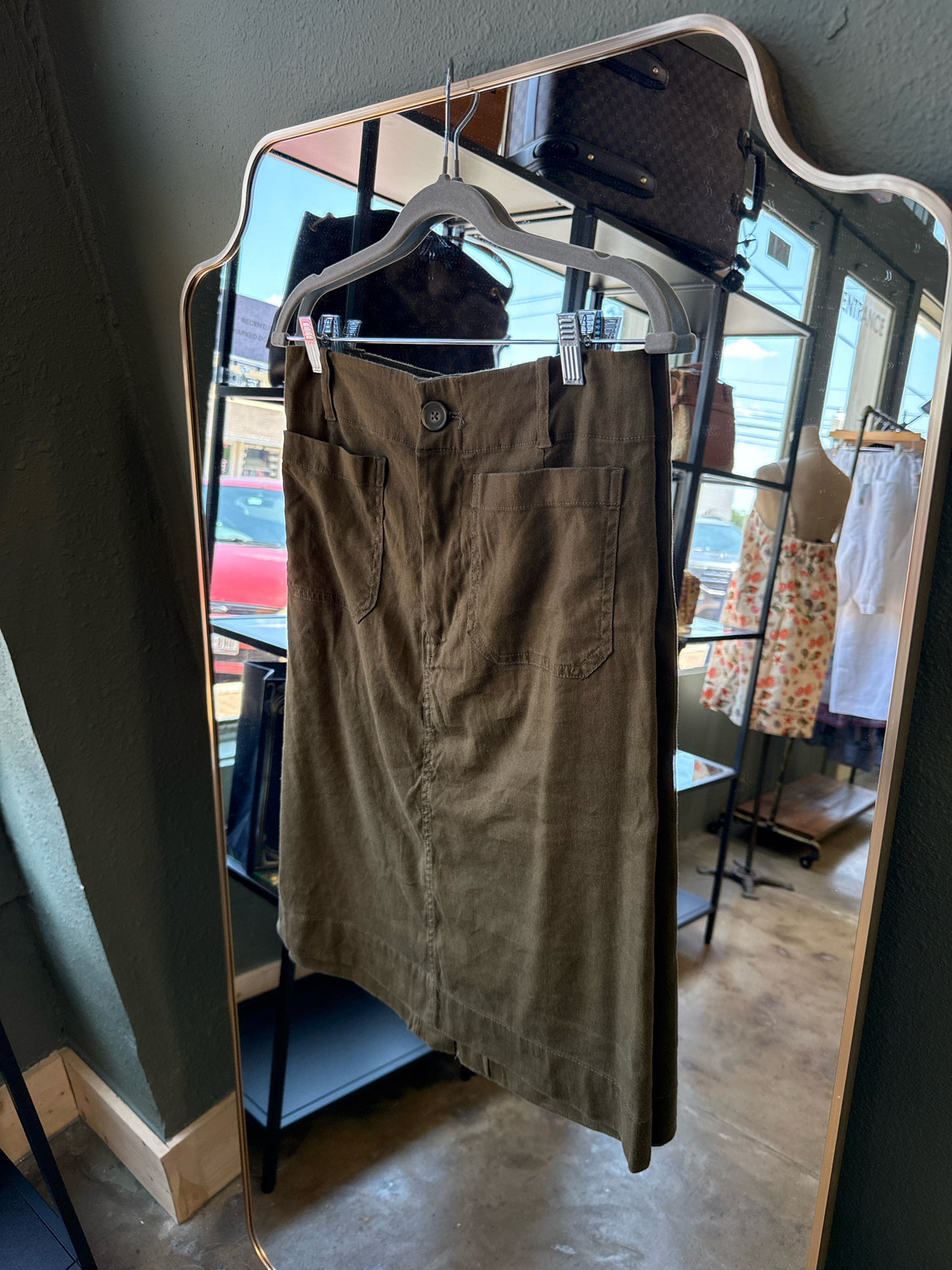 Maeve Size M Brown Skirt