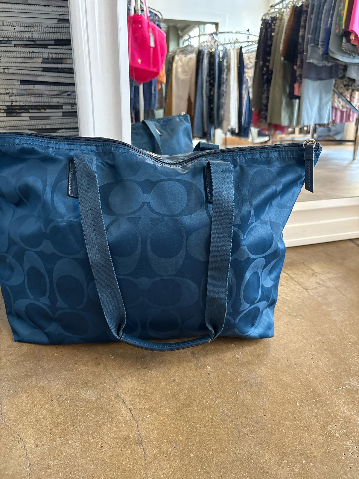 COACH Teal Bag