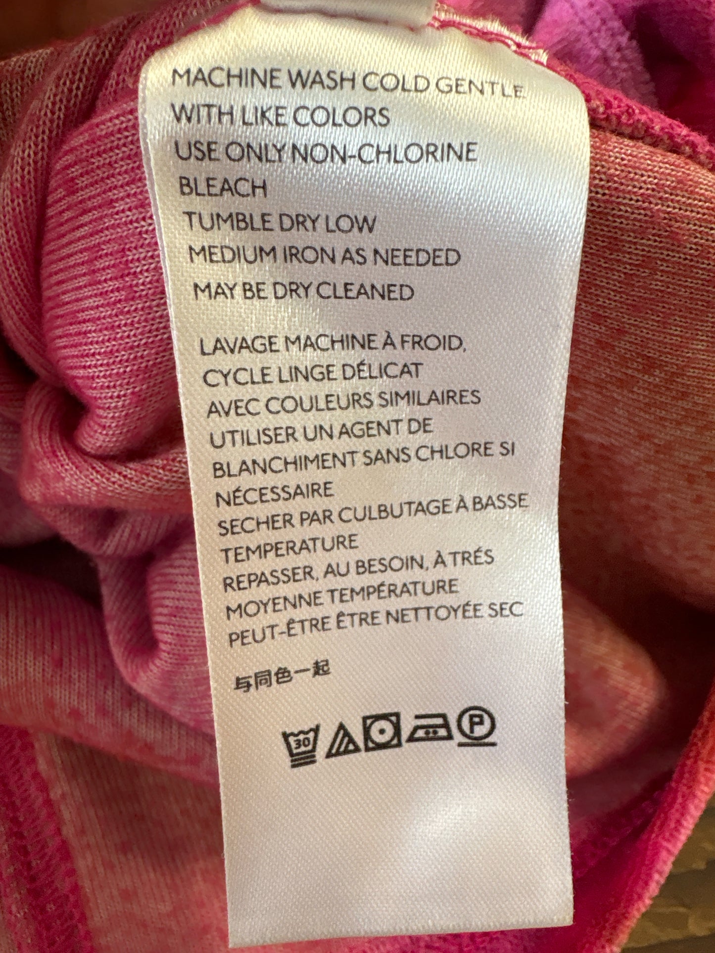 free people Size M pink + multi Top