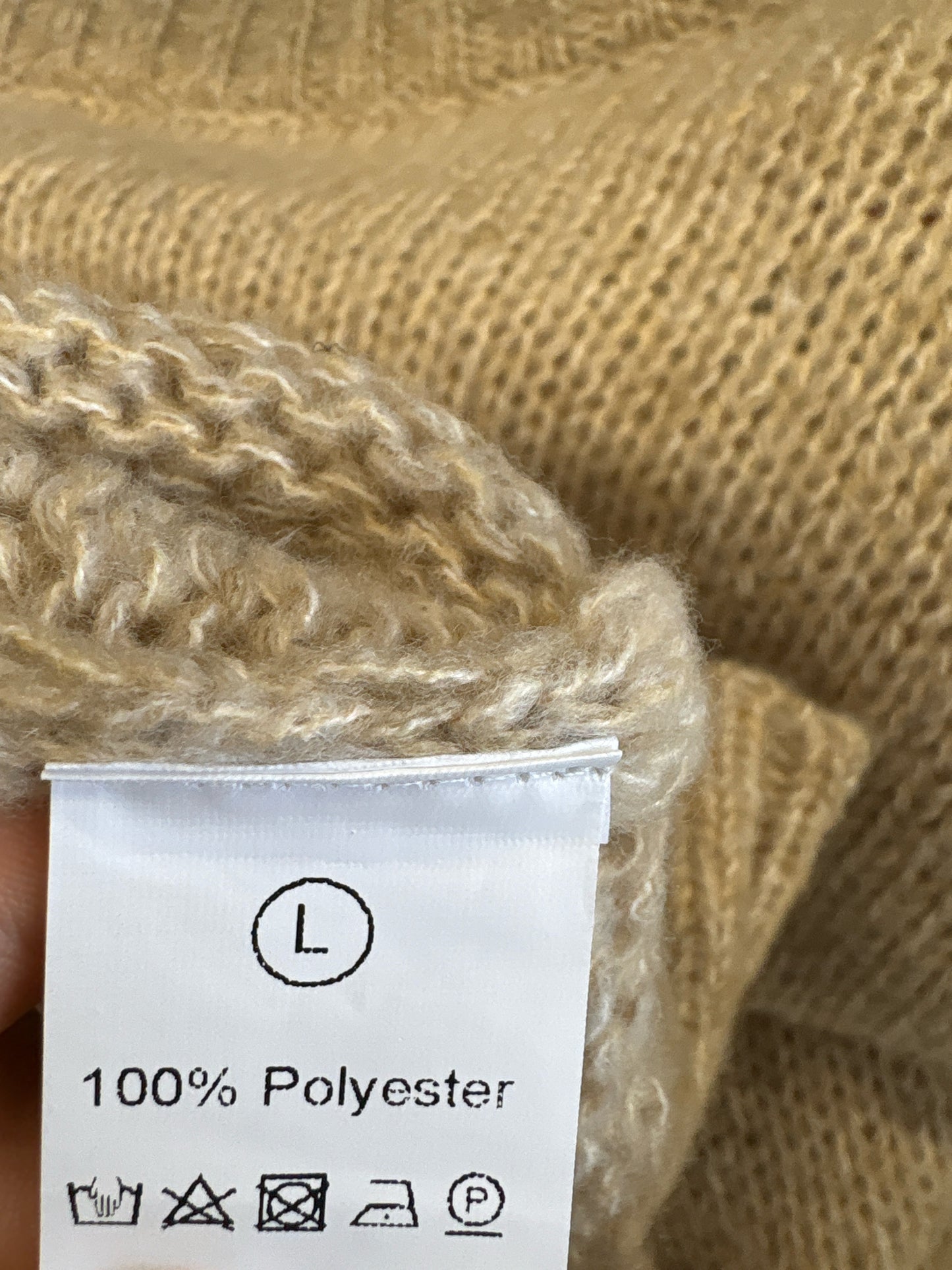 Beige L Sweater