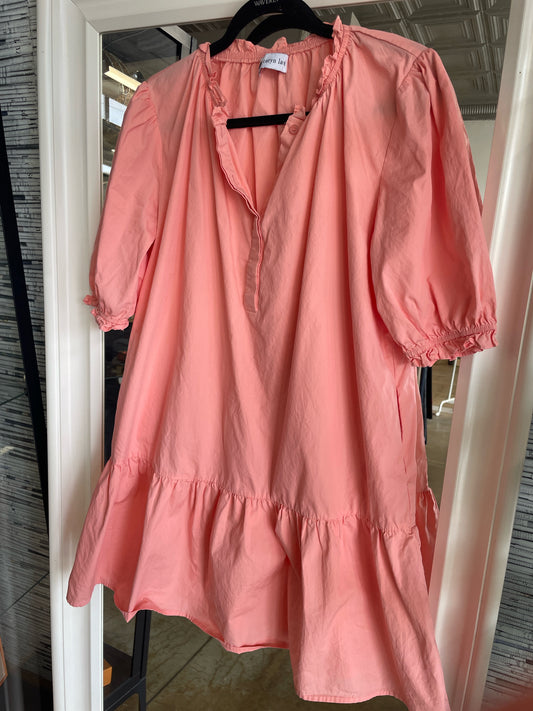 Caryn Lawn Size One Size Coral Dress