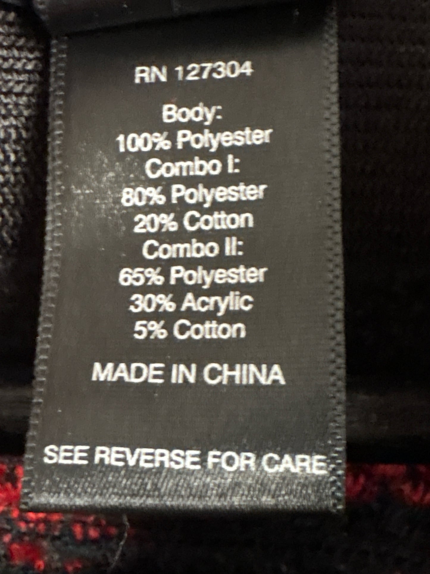 Ali Miles Size XL Blk/Gray/Red Patch Work Jacket