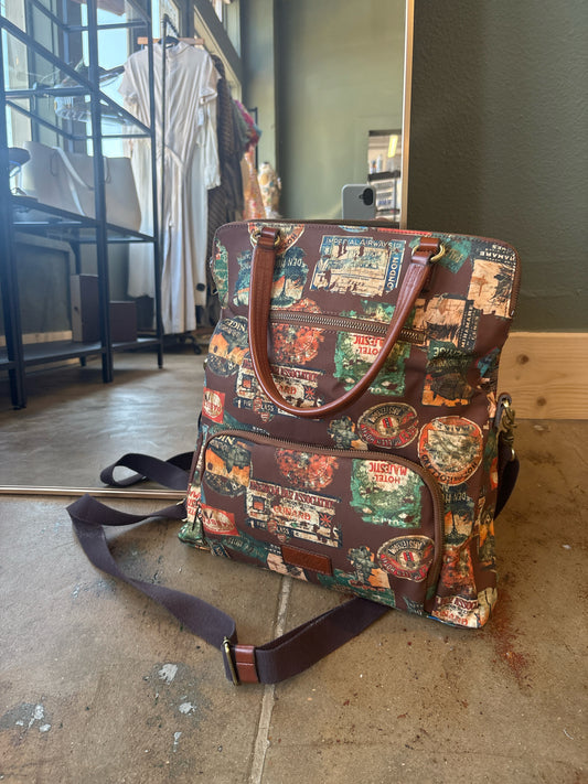 Patricia Nash Brown/Multi Travel Bag