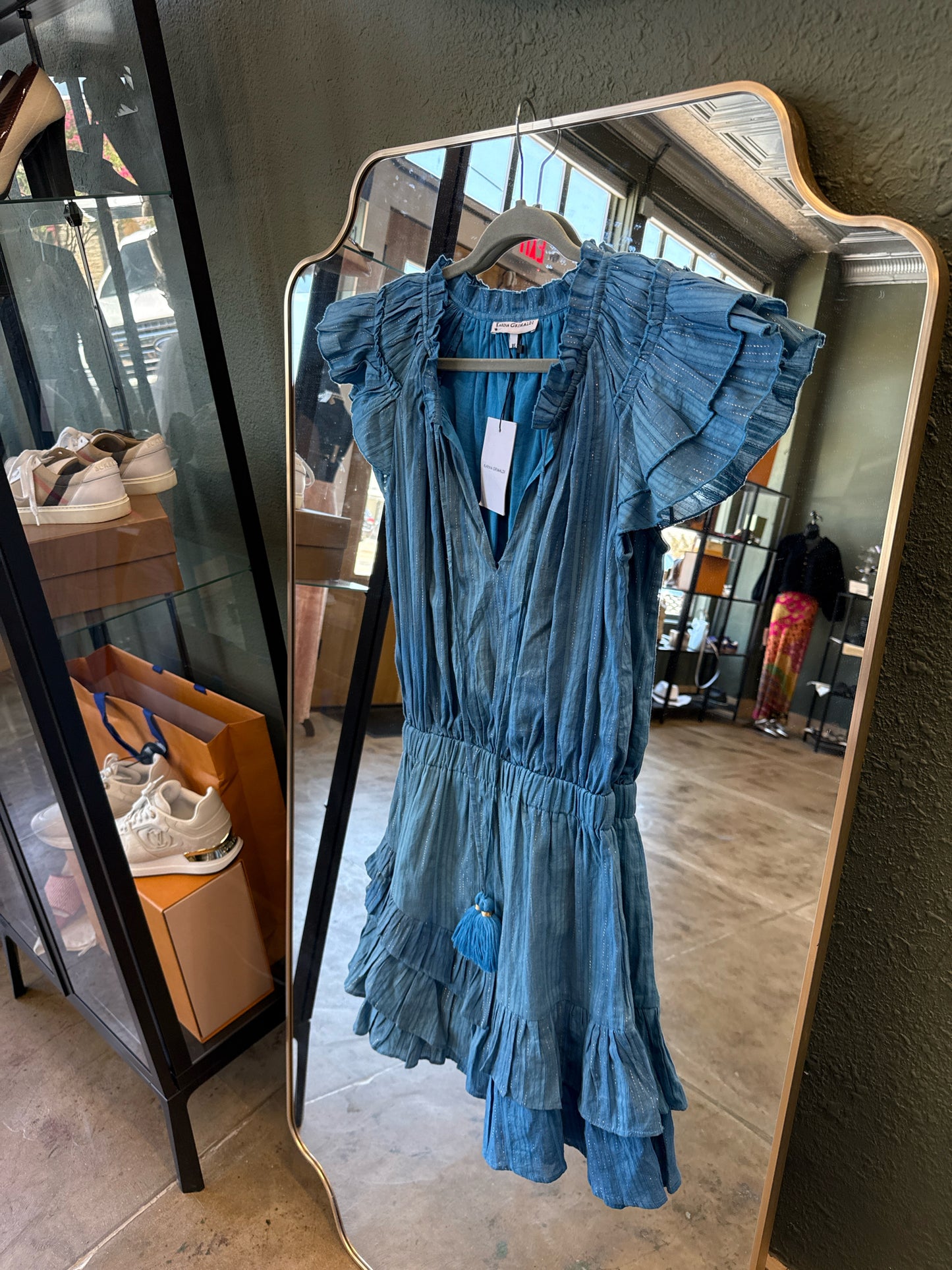 Karina Grimaldi Size XS Blue Dress