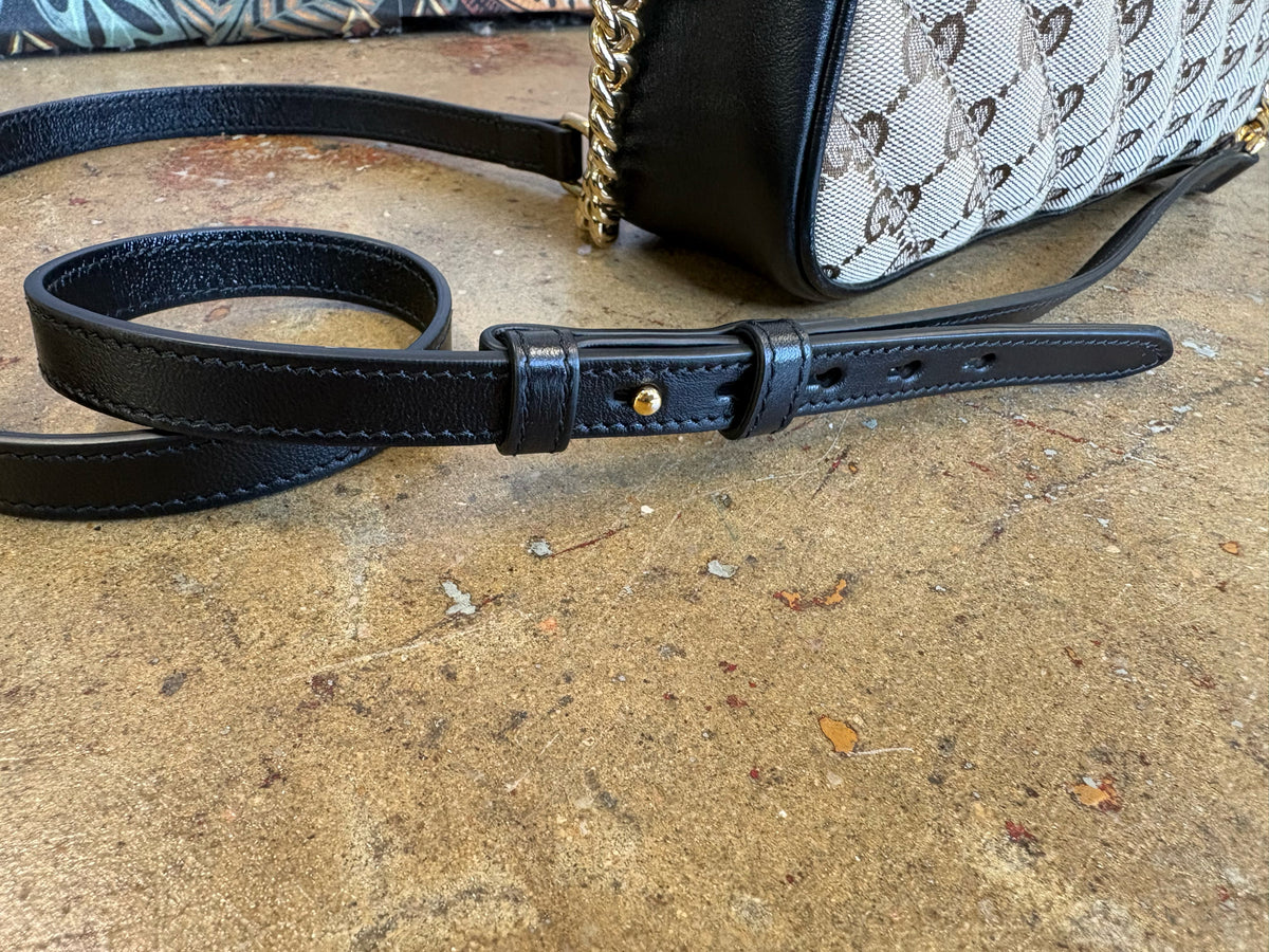 Gucci Black/Multi Signature Monogram Bags/Shoes/Accessories