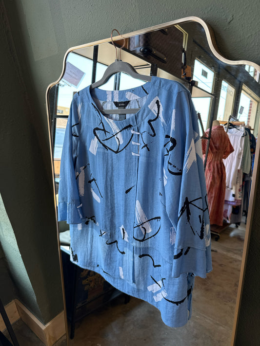 Ali Miles Size S Blue Top