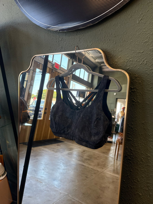 Lululemon Size 12 Black Sportsbra