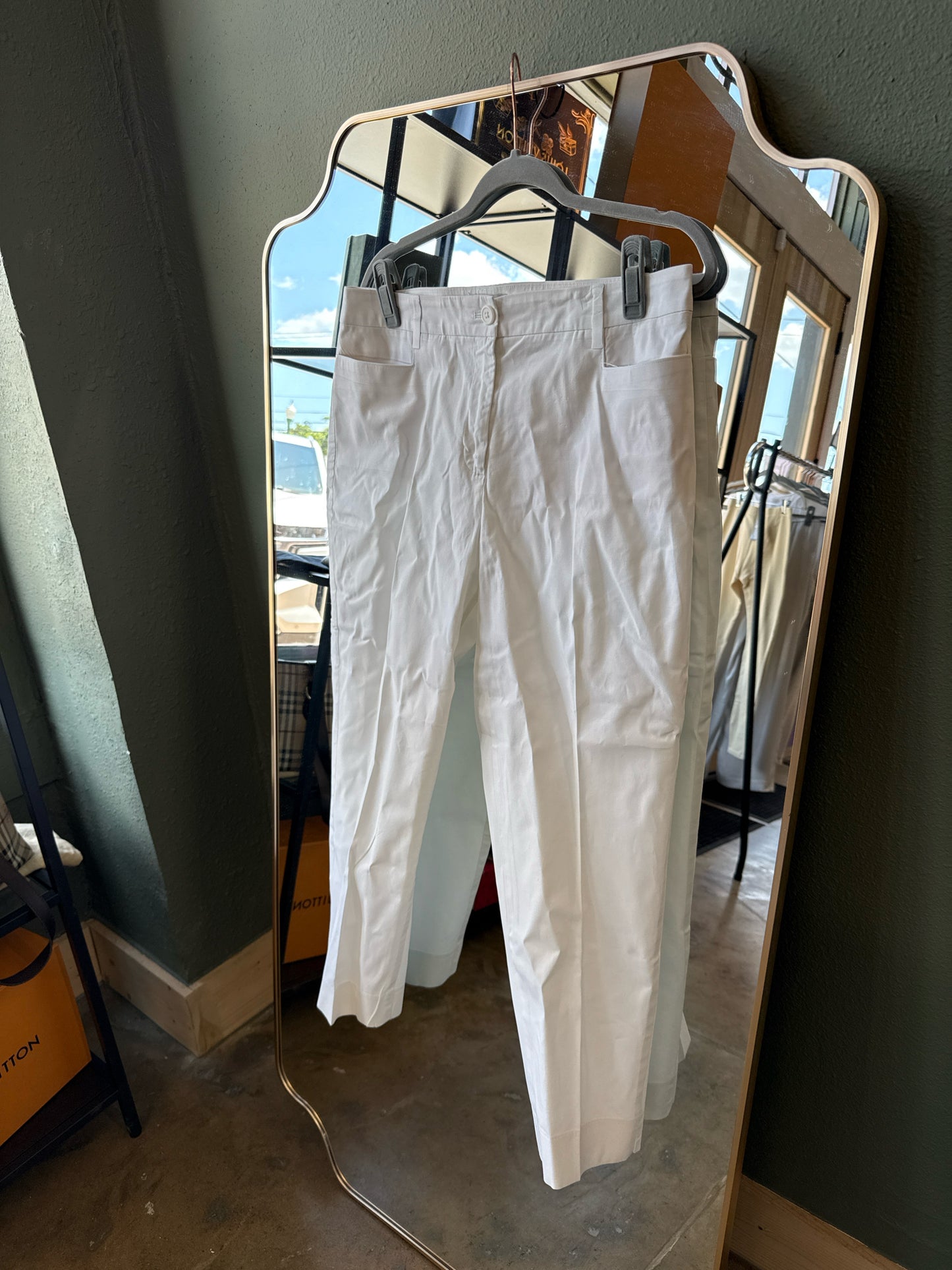 TALBOTS Size 12 White Pants