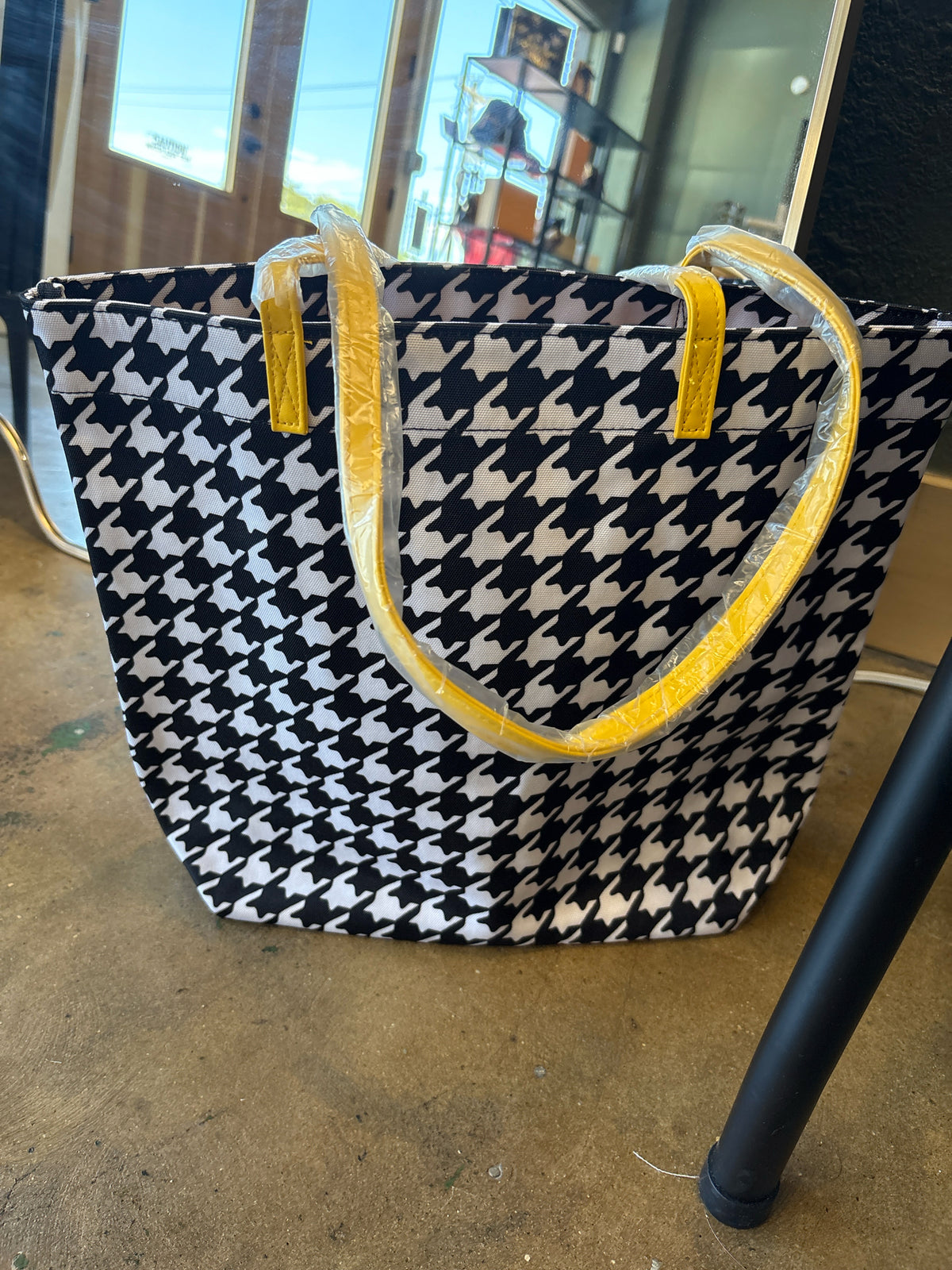 VERA BRADLEY Black/yellow/White Bag