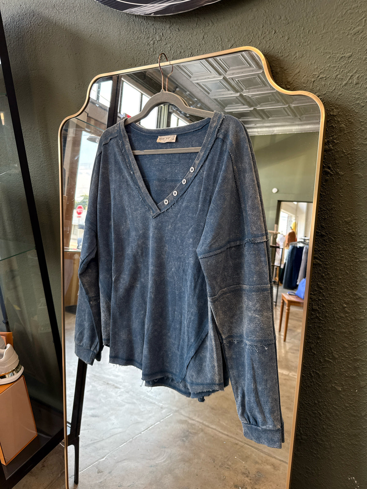 New In Size M Blue Top