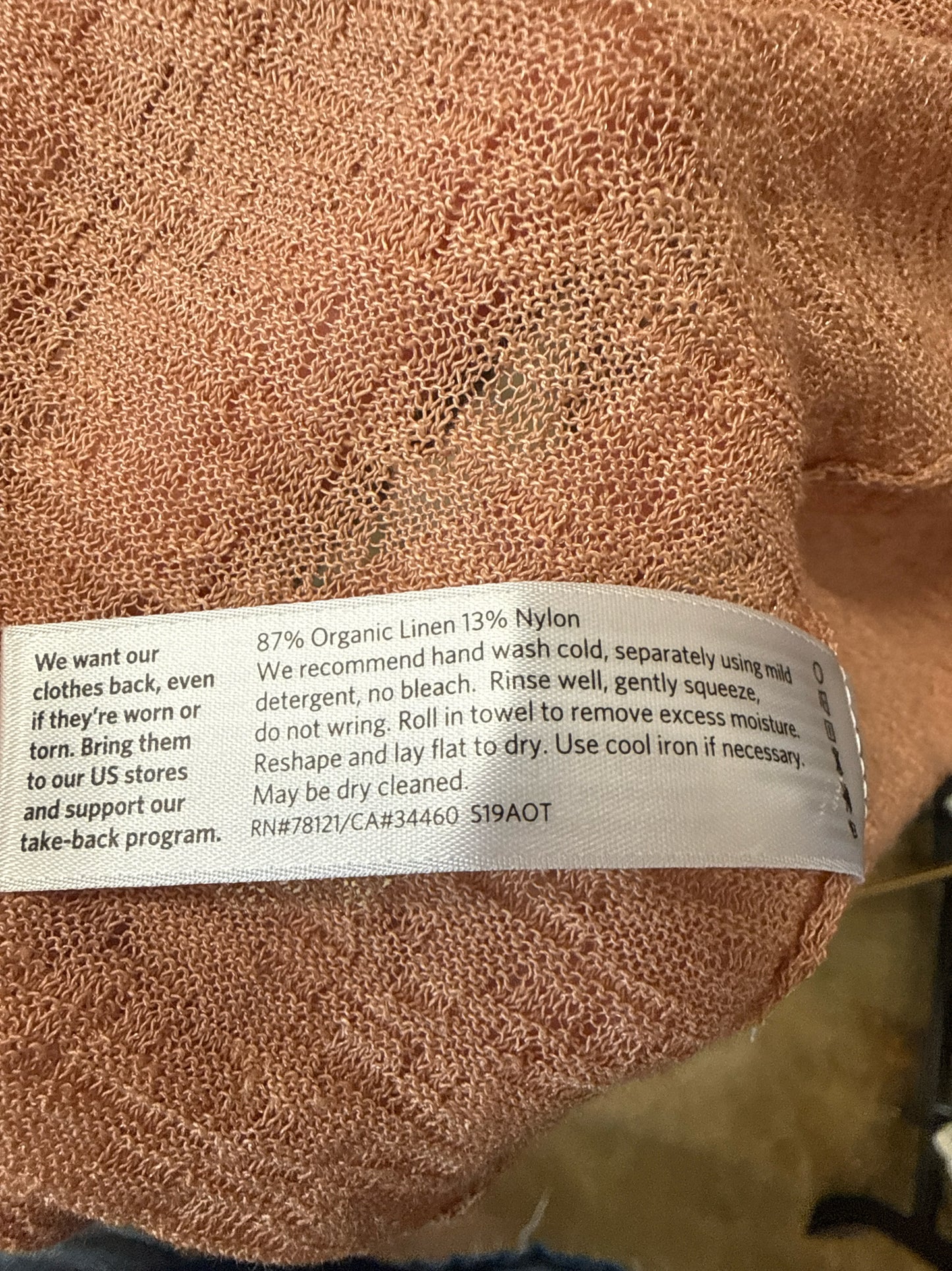 EILEEN FISHER Size M Coral Sweater