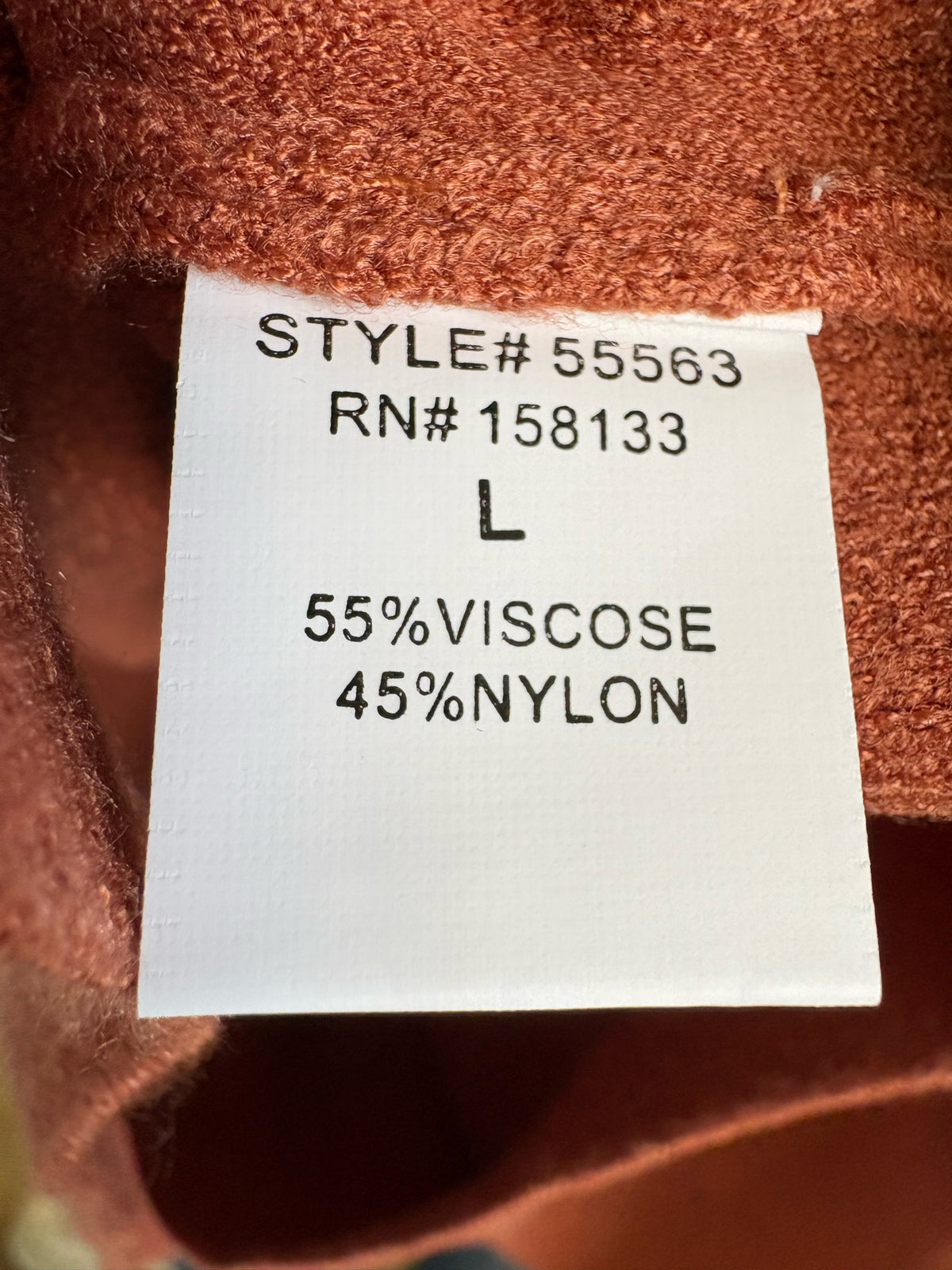 staccato Size L Burnt Orange Sweater