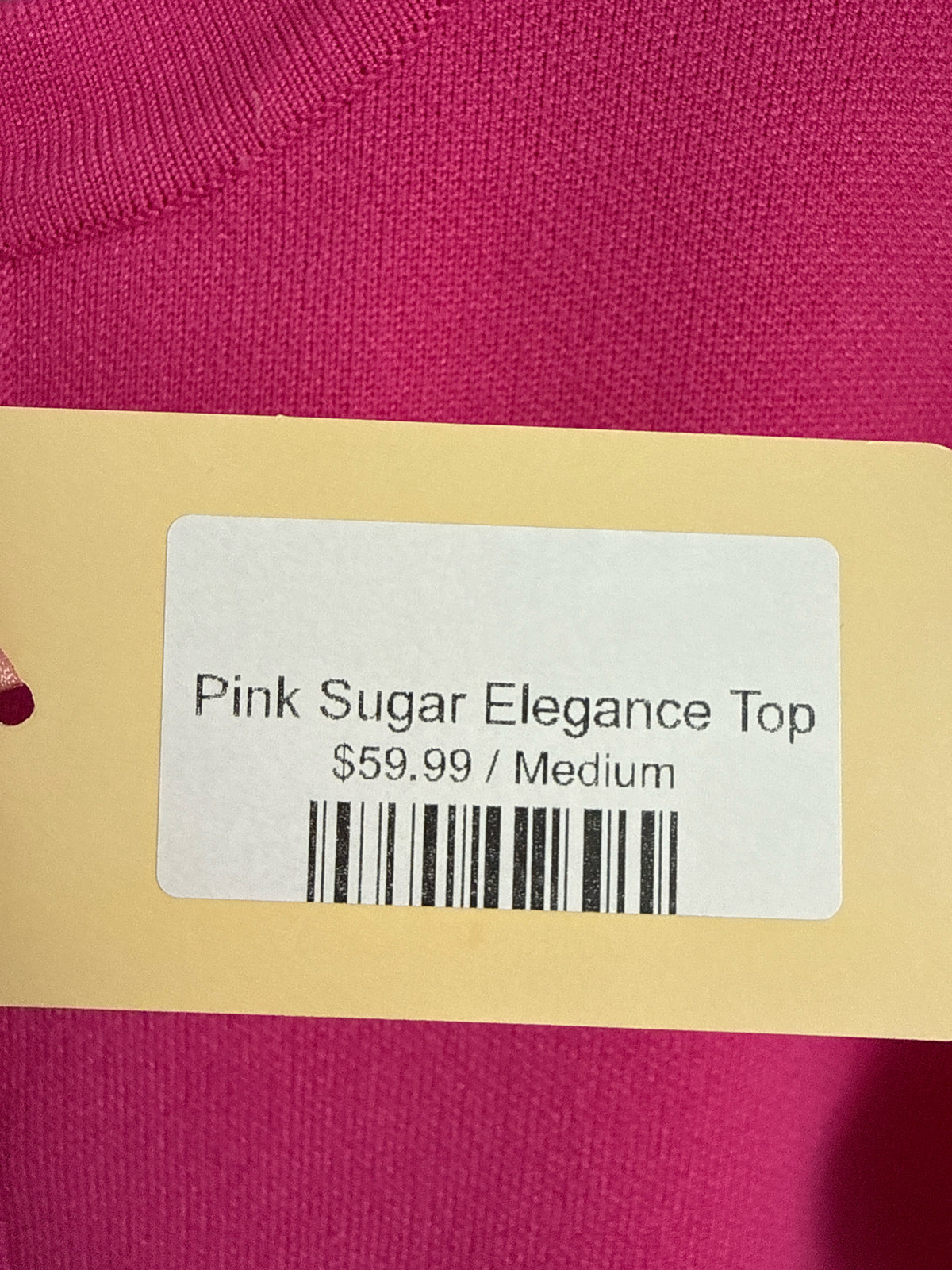 entro Size M Pink Two Piece Set