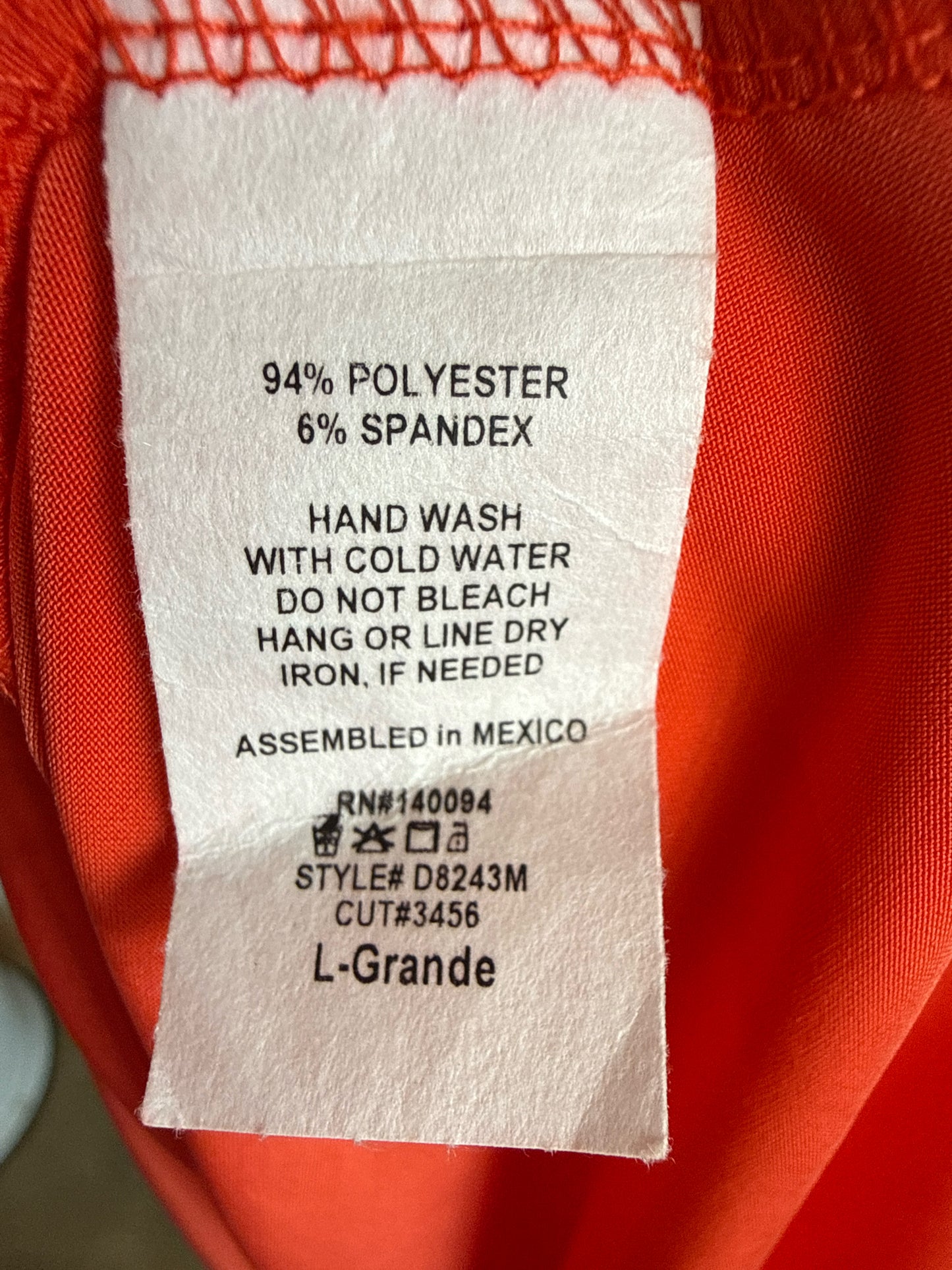 Sincerely Jules Size L Orange Dress