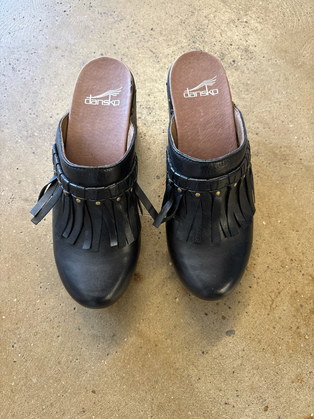 Dansko Shoe Size 36 Black Clogs