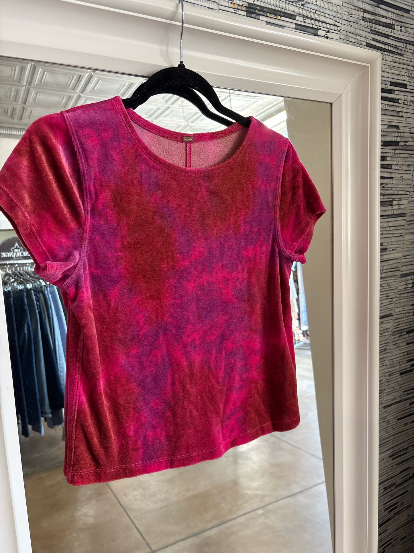 free people Size M pink + multi Top