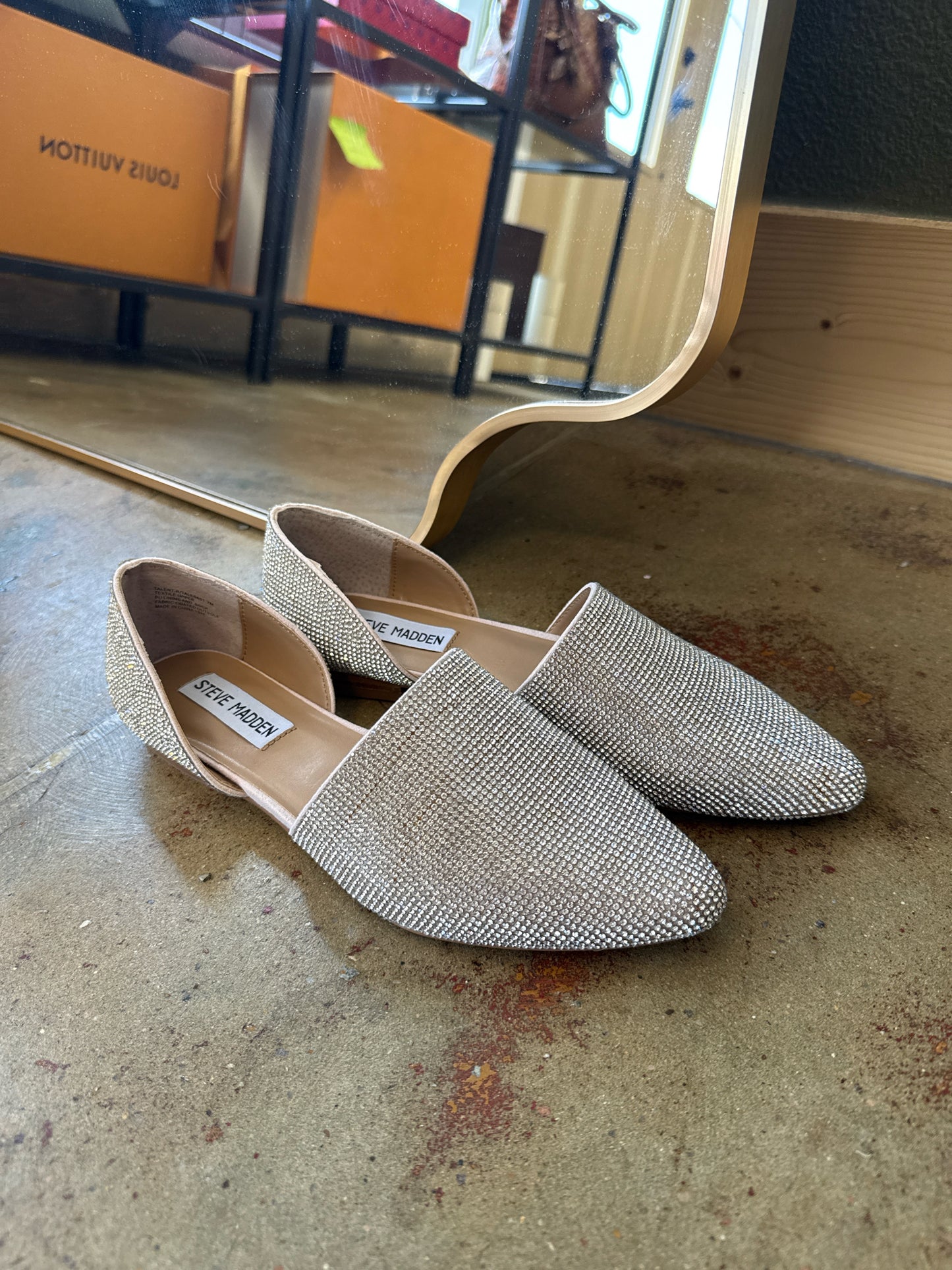 Steve Madden Shoe Size 7 Silver Loafers